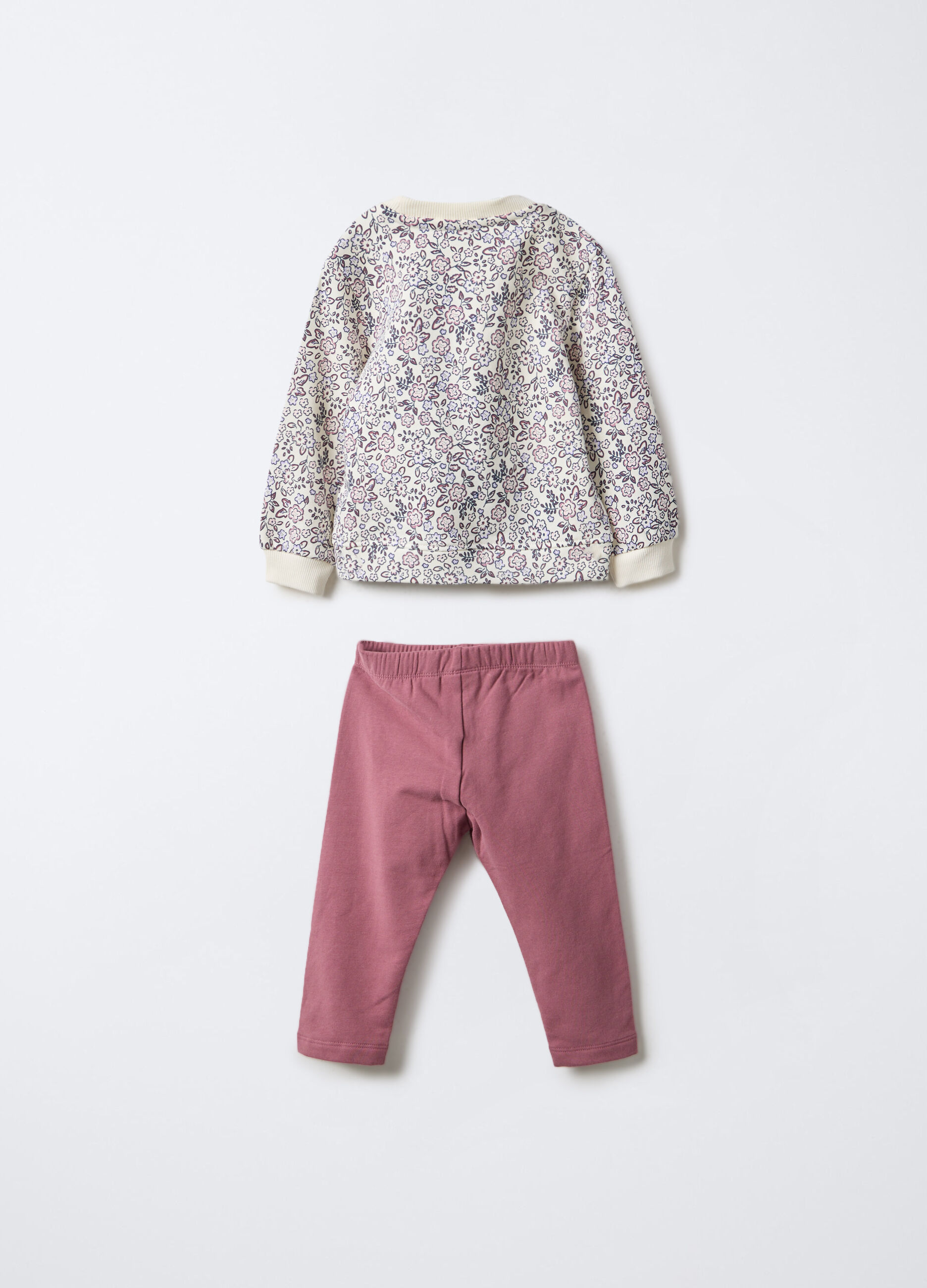 Jogging set in felpa di puro cotone bimba_1