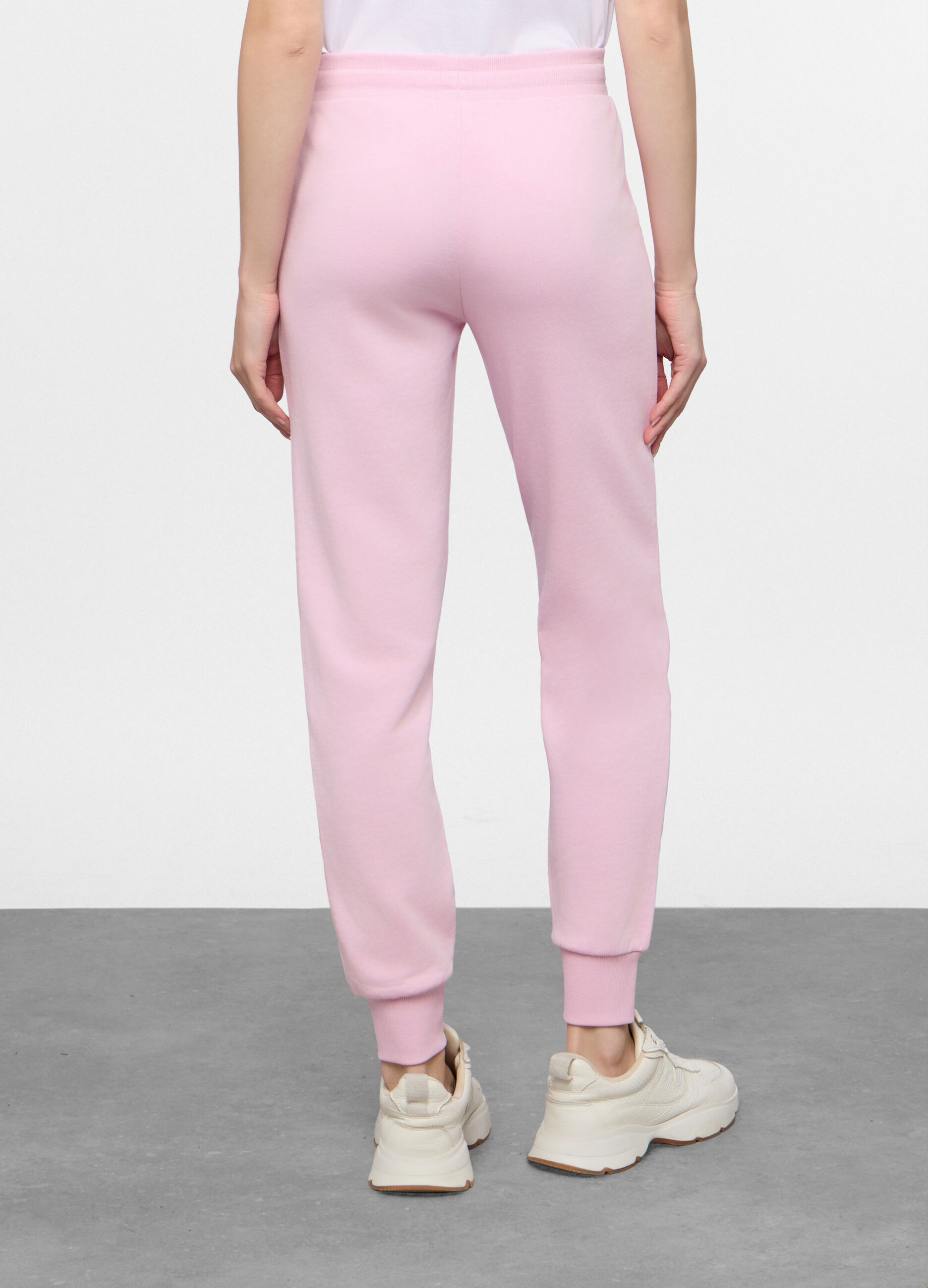 Jogger in french terry stretch donna_1