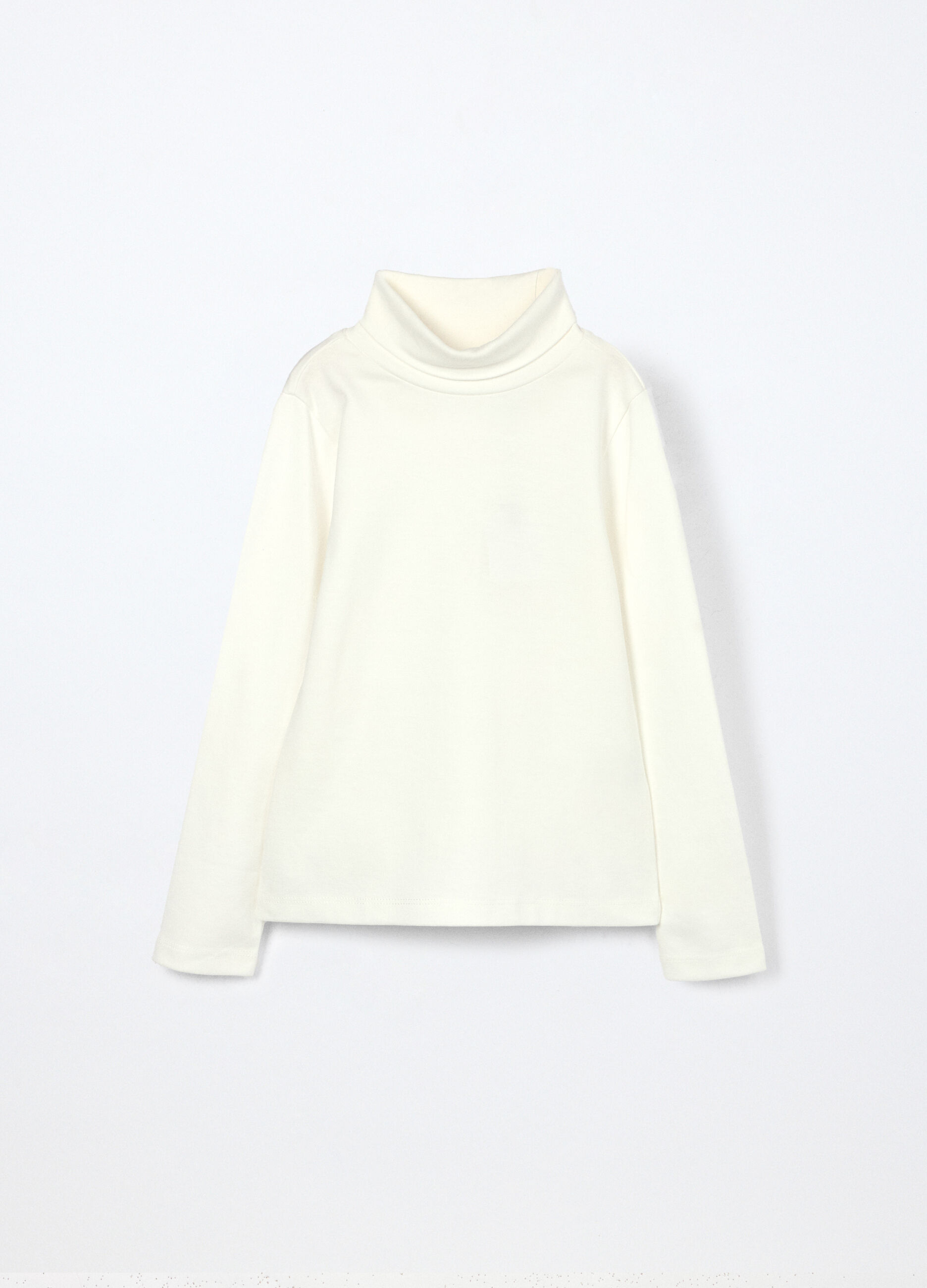Lupetto in interlock di puro cotone bambina_0