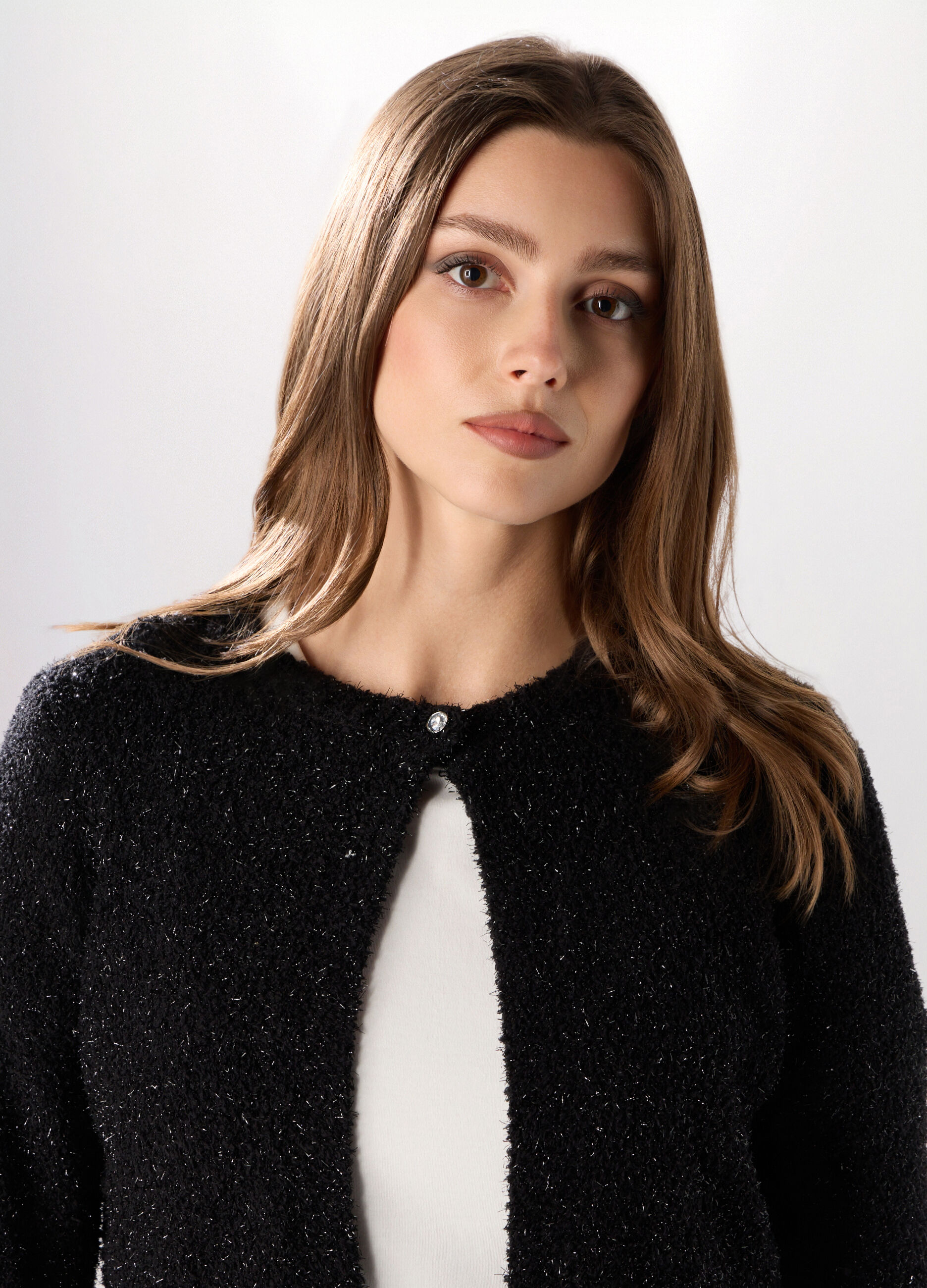 Cardigan tricot donna_2