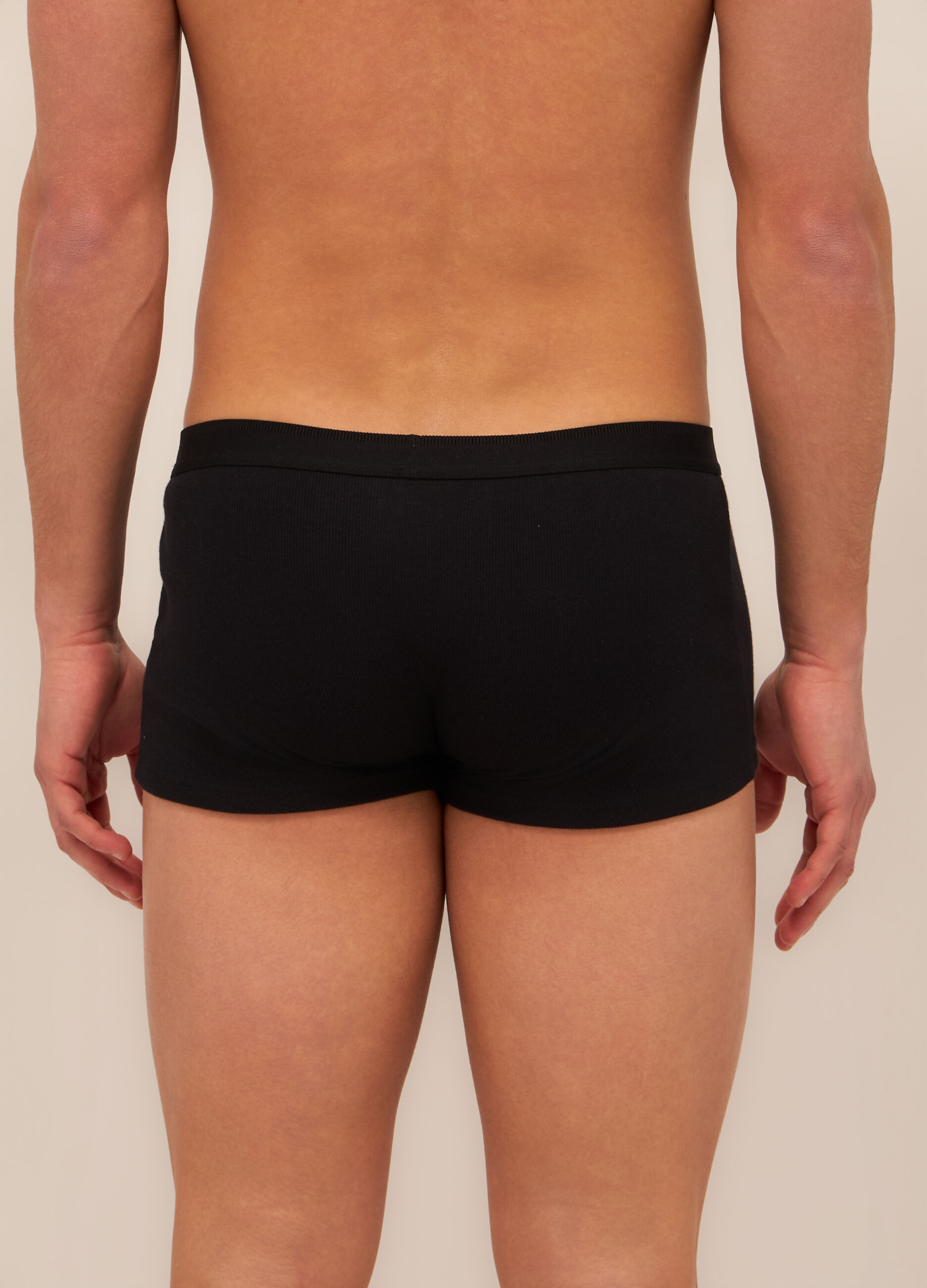 Boxer in cotone stretch a costine uomo_1
