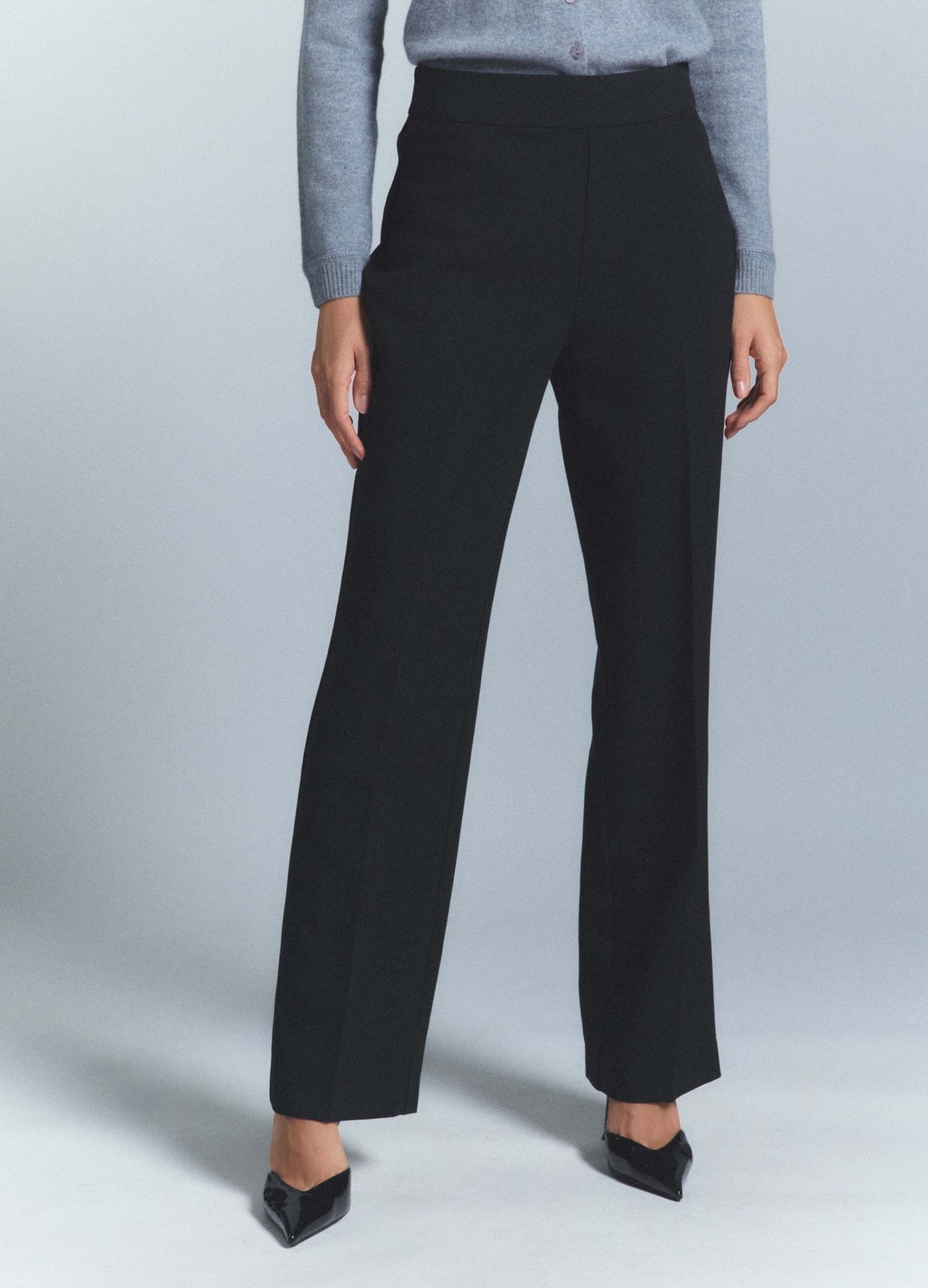 Pantaloni Formal Fit in viscosa stretch donna_1