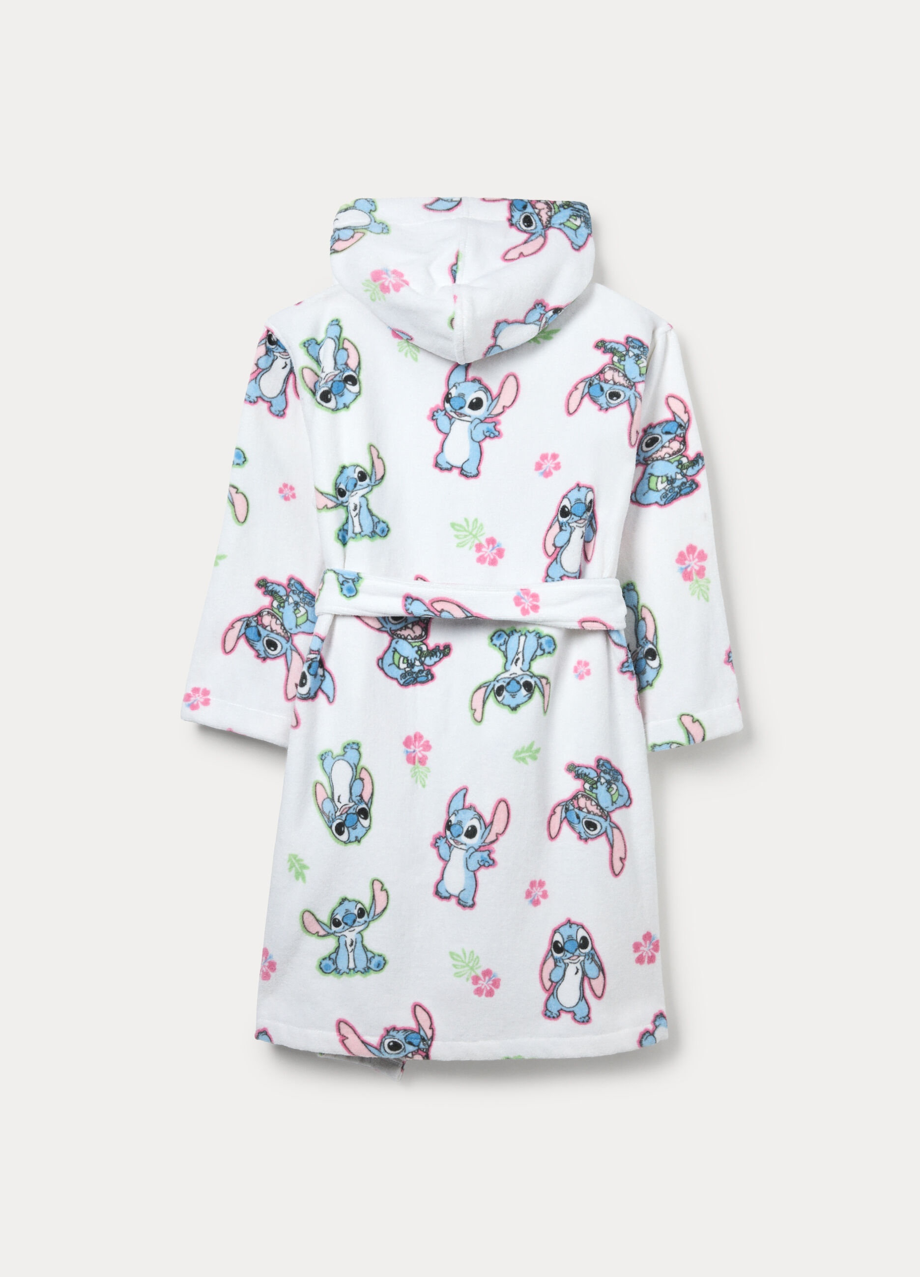 Accappatoio Stitch in puro cotone velour ragazza_1