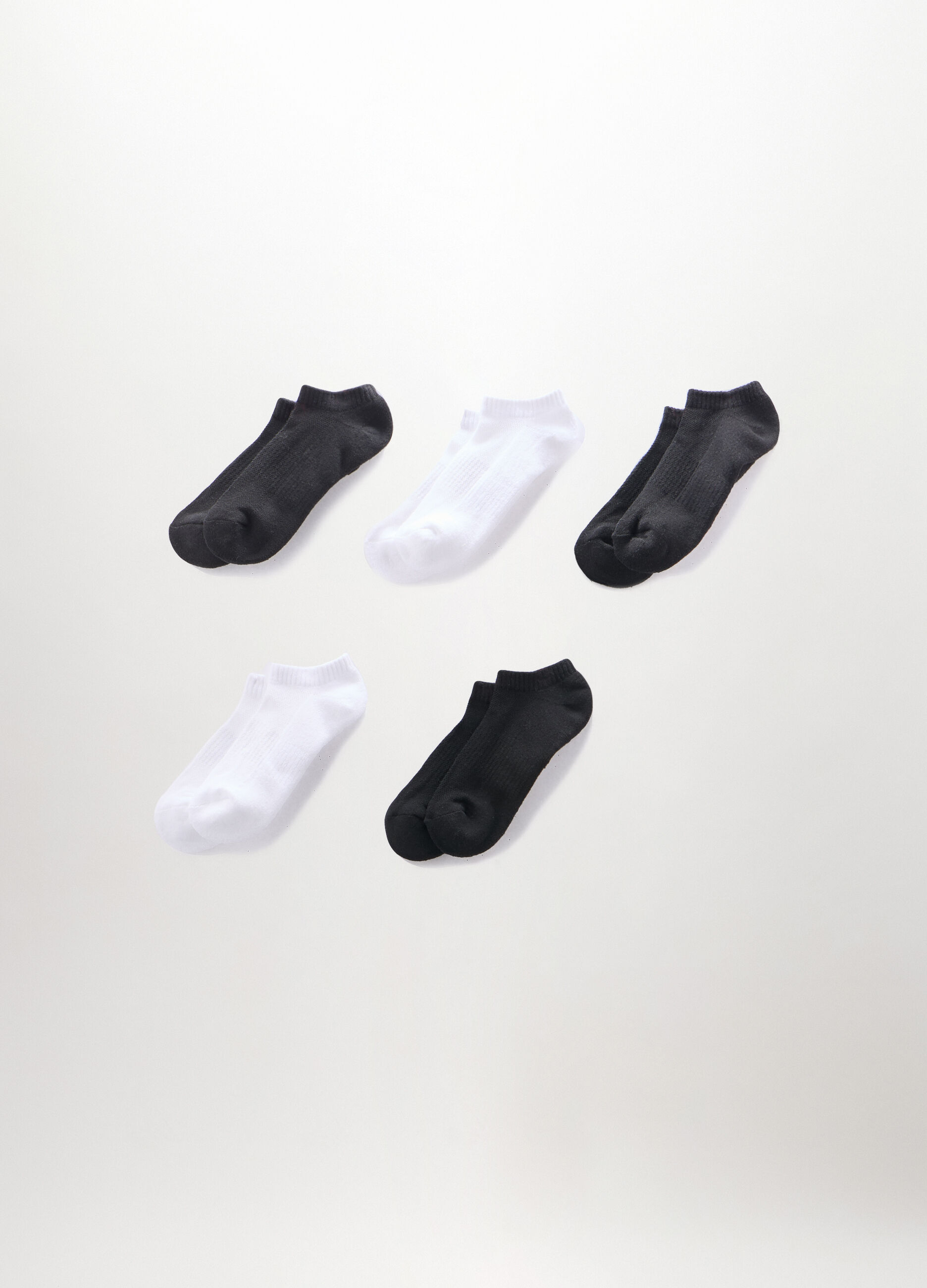 5 pack calzini sneaker in misto cotone uomo_0