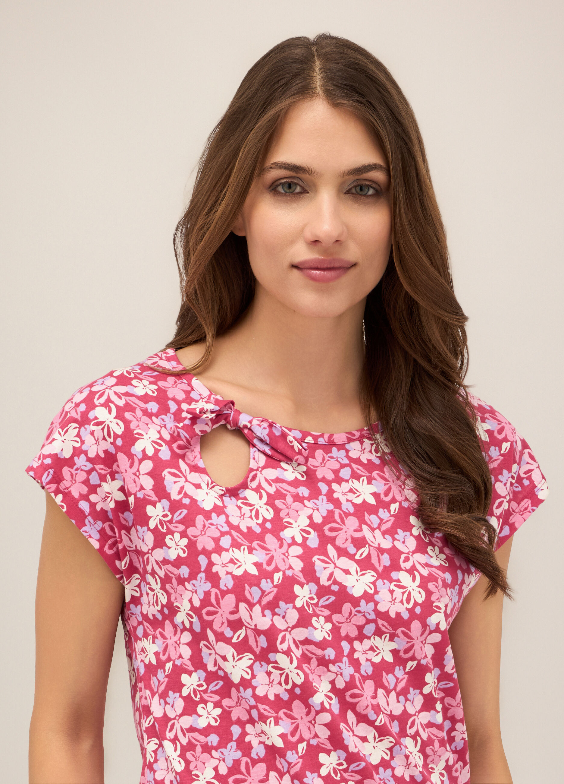 T-shirt in puro cotone donna_2
