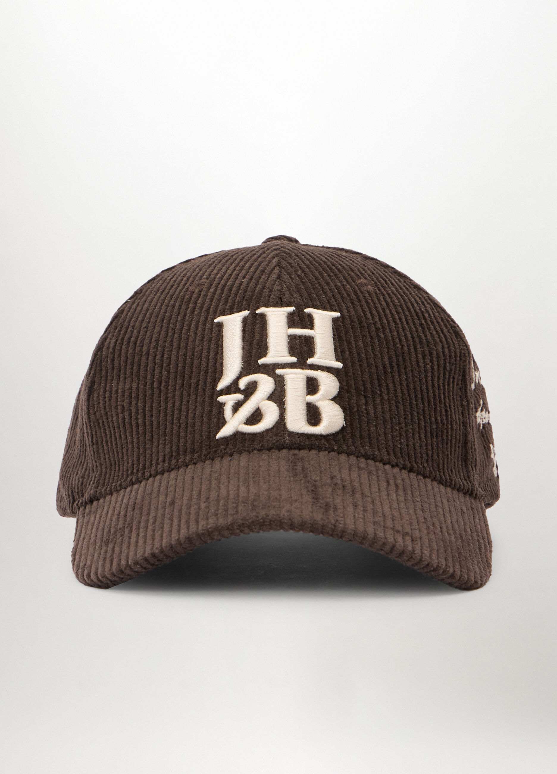 Cappello baseball in velluto con logo uomo_0