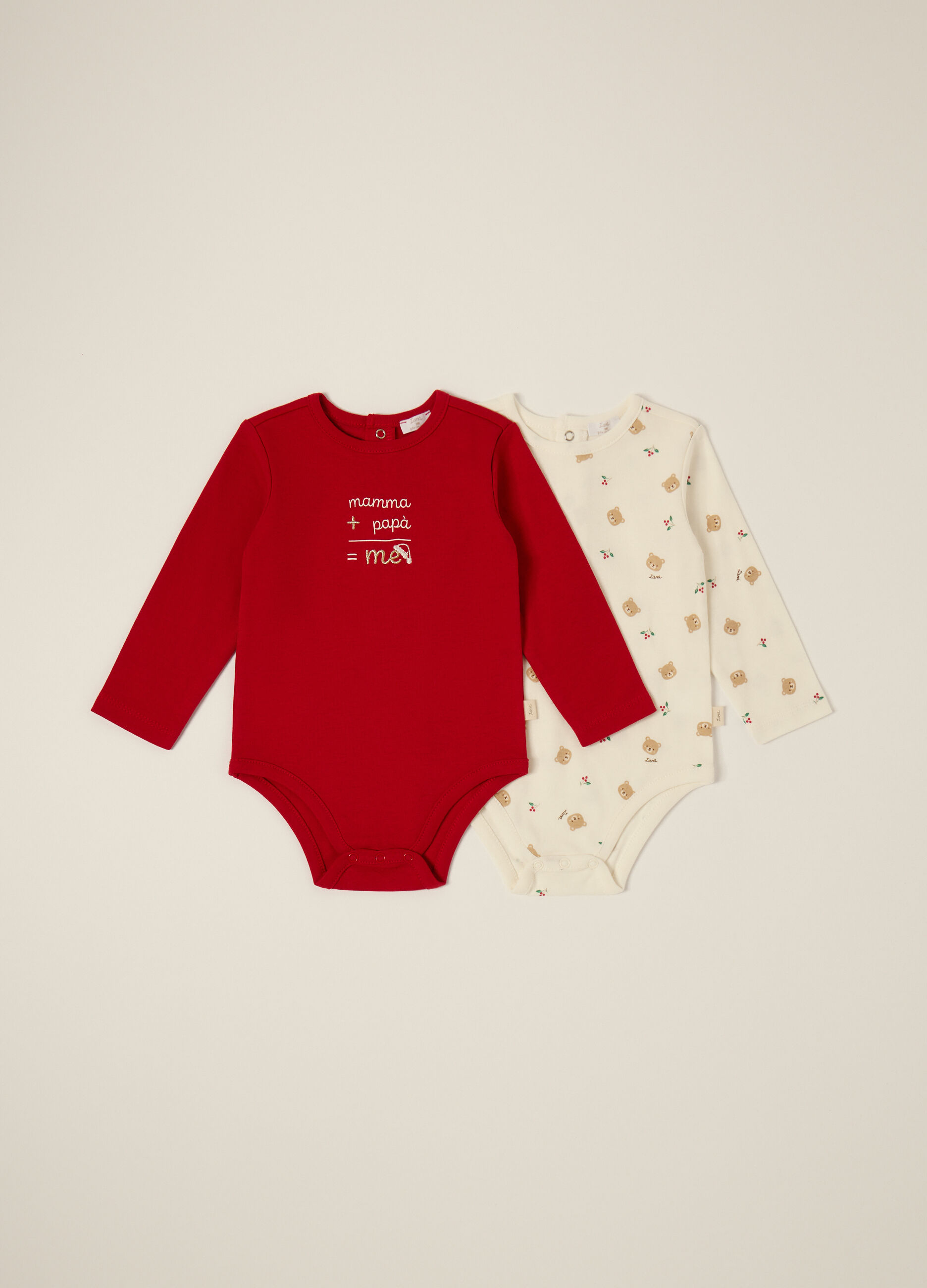 Pack body in interlock di puro cotone IANA neonato