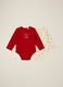 Pack 2 body in interlock di puro cotone IANA neonato_0