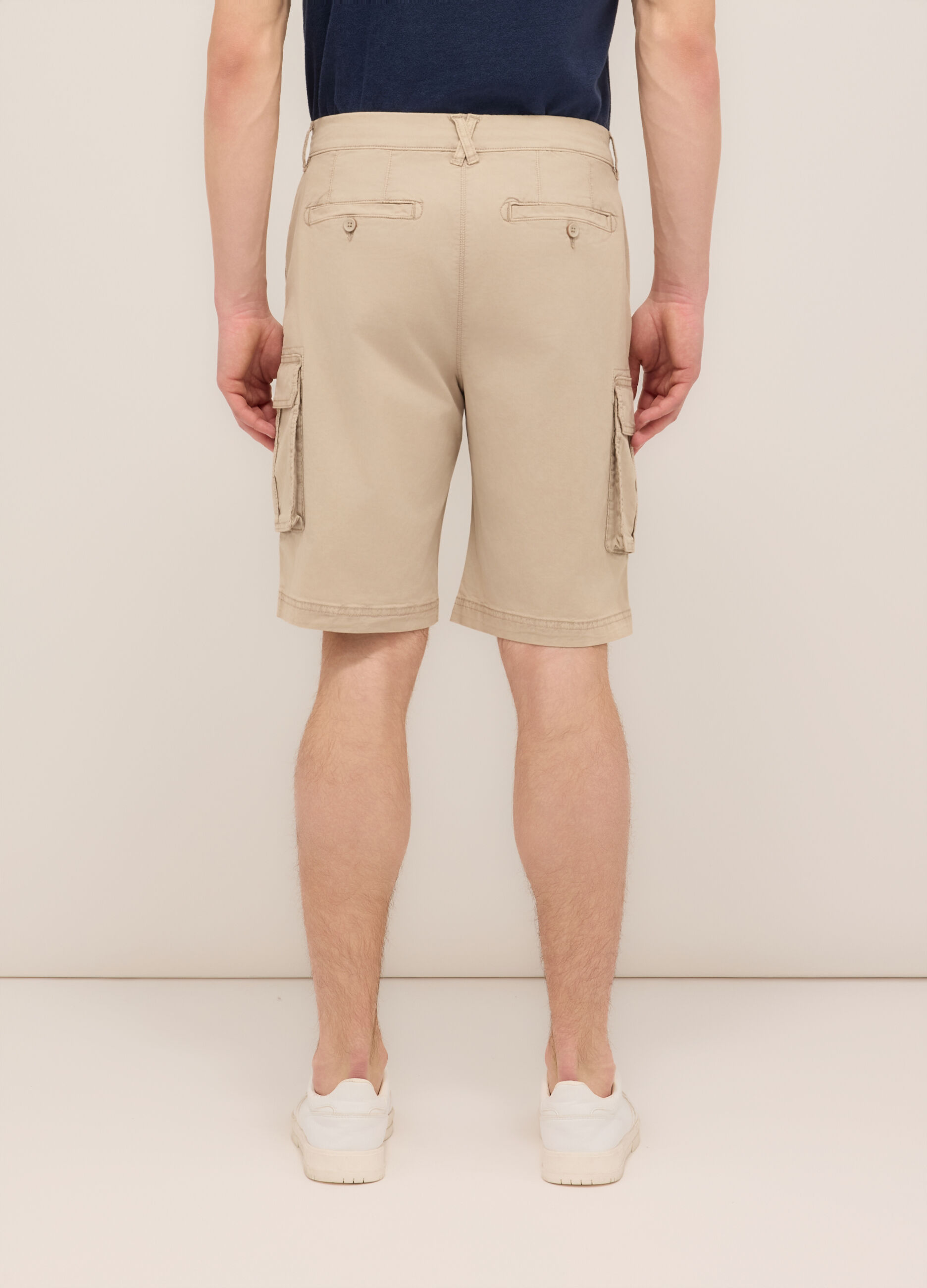 Bermuda in cotone stretch uomo