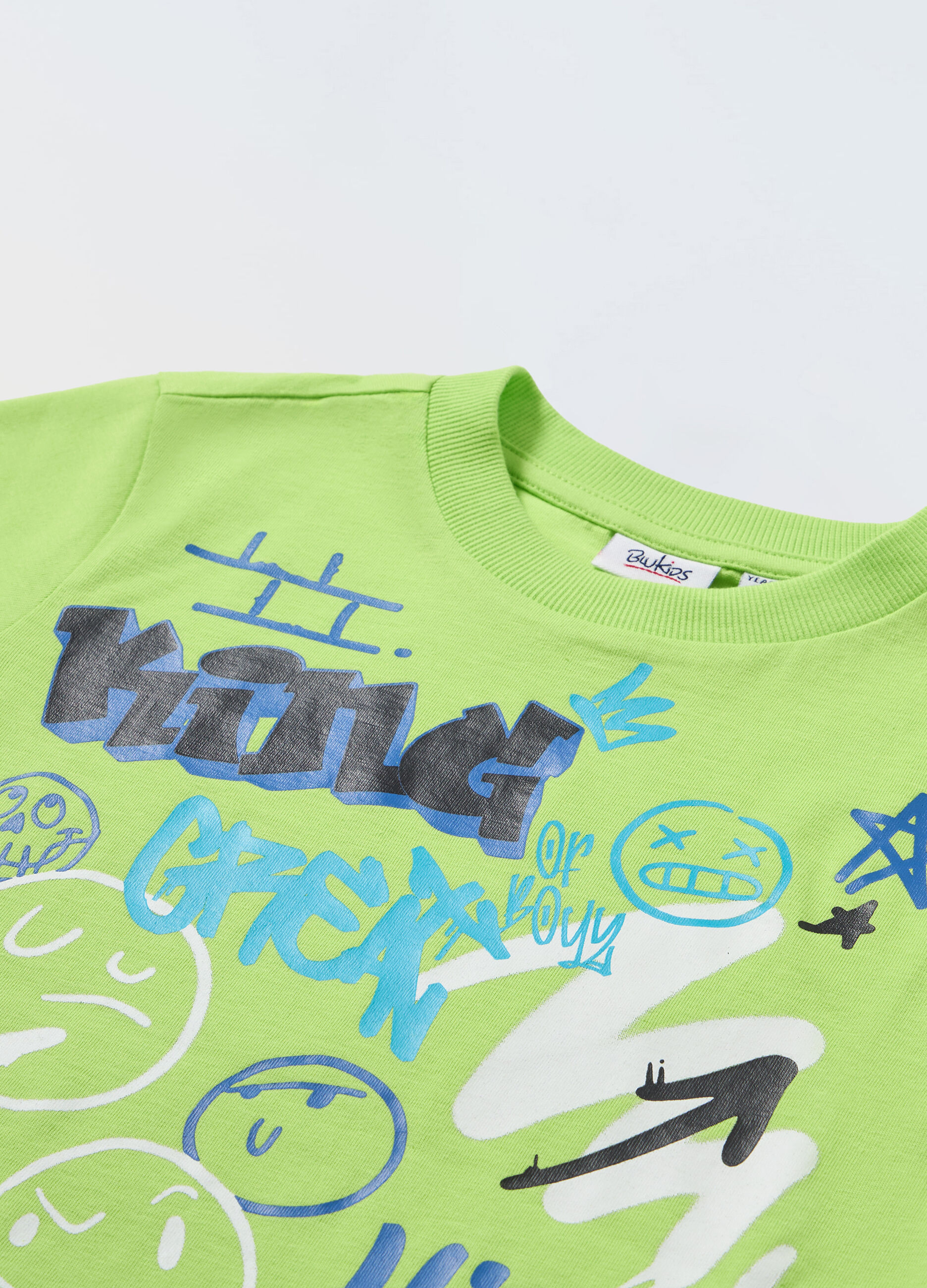 T-shirt in puro cotone a maniche lunghe bambino_1
