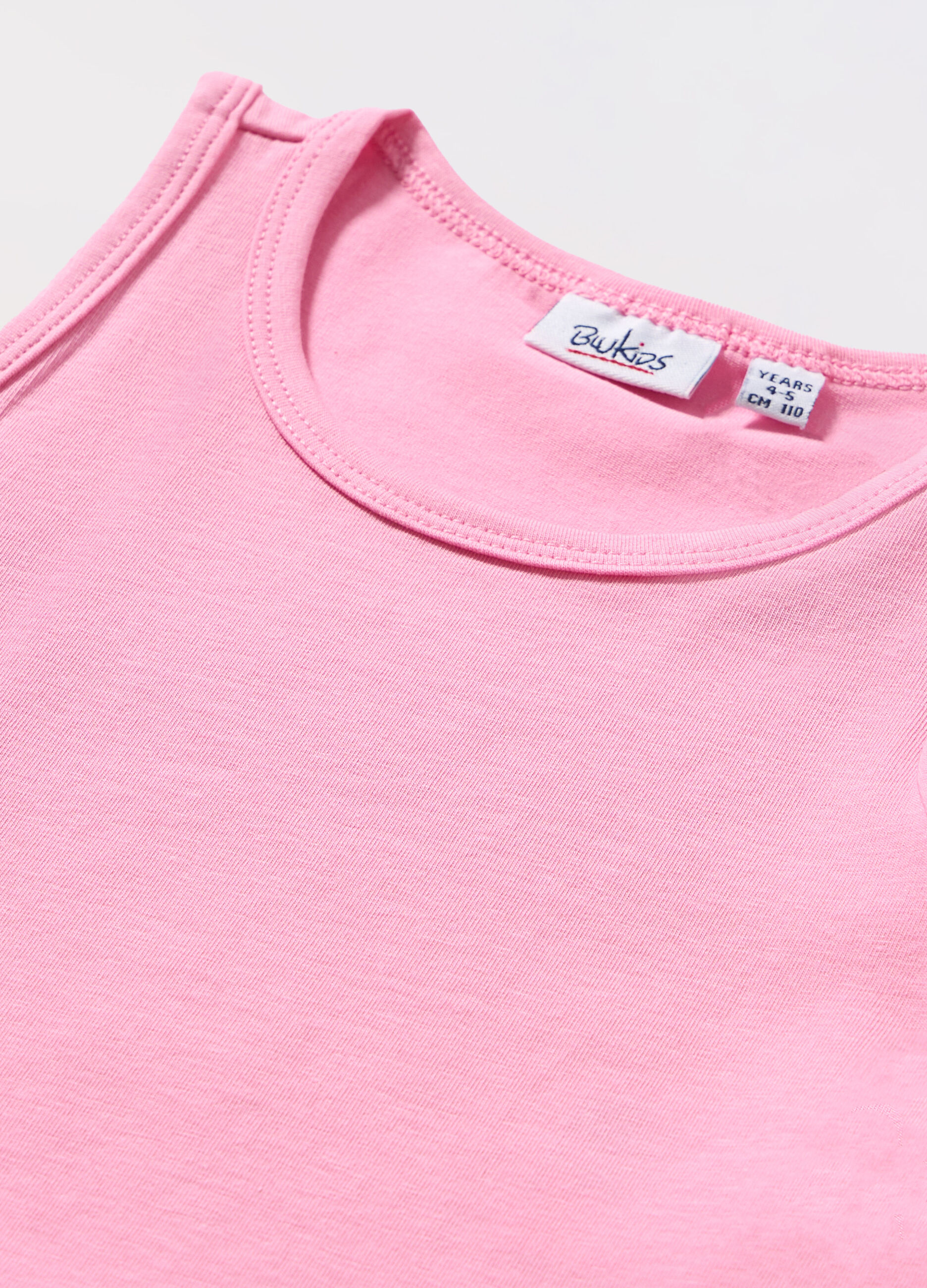Canotta in jersey di cotone stretch bambina_1