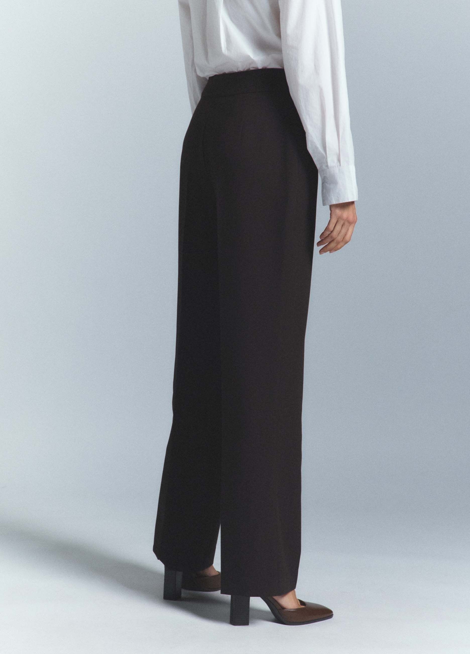 Pantaloni Formal Fit in viscosa stretch donna_2