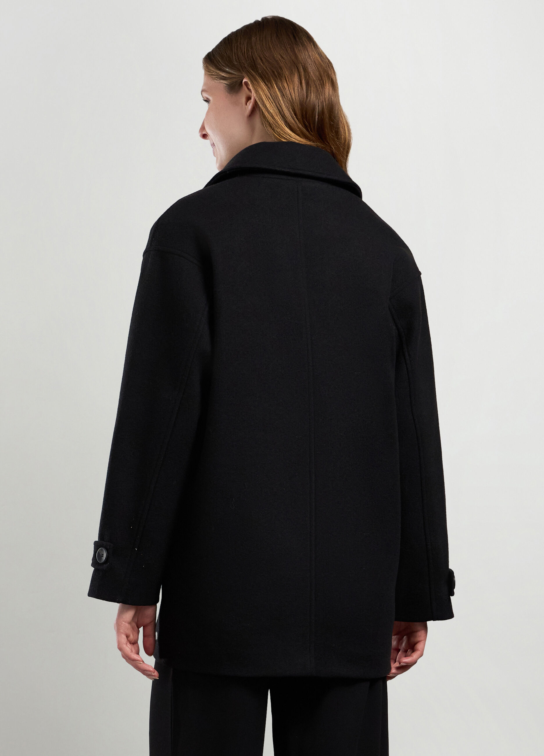 Cappotto doppiopetto misto lana donna_1