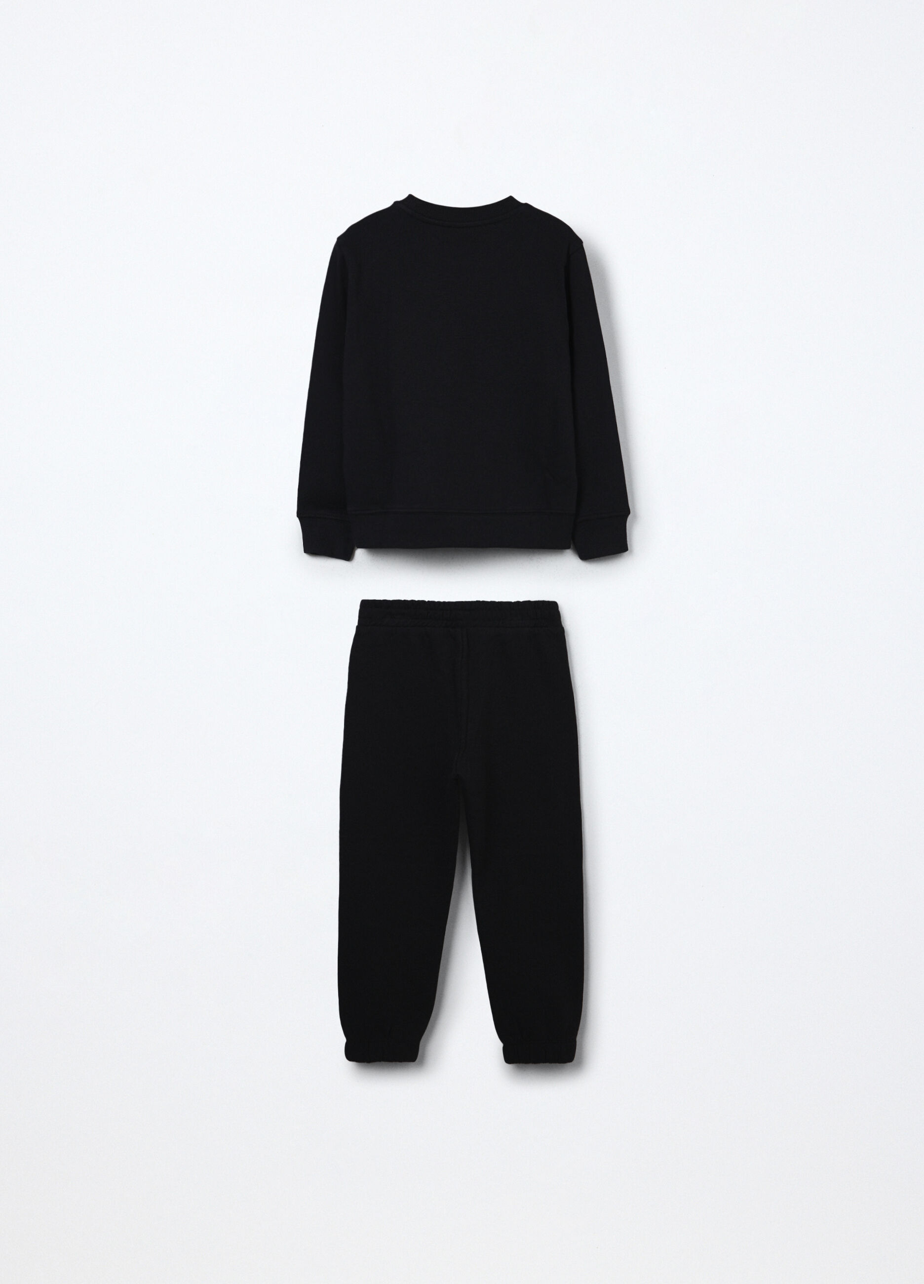 Jogging set in puro cotone fleece bambino_1