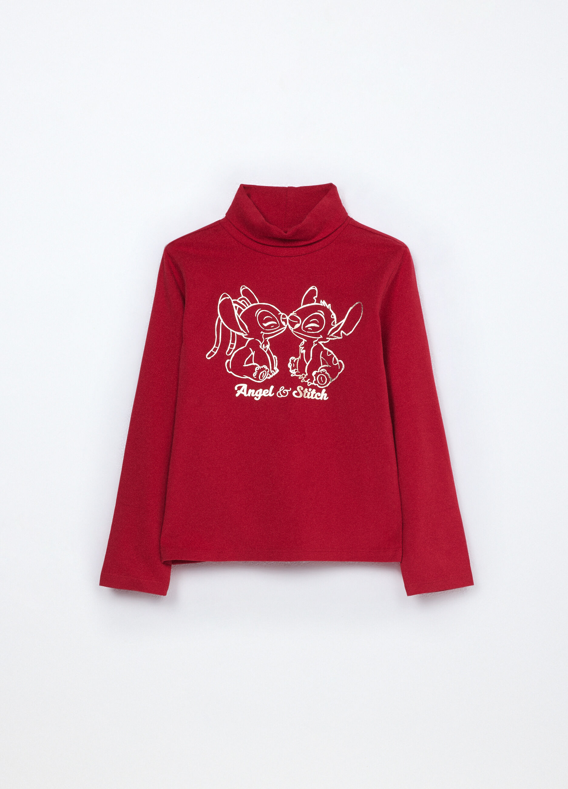 Lupetto in jersey di cotone stretch bambina_0