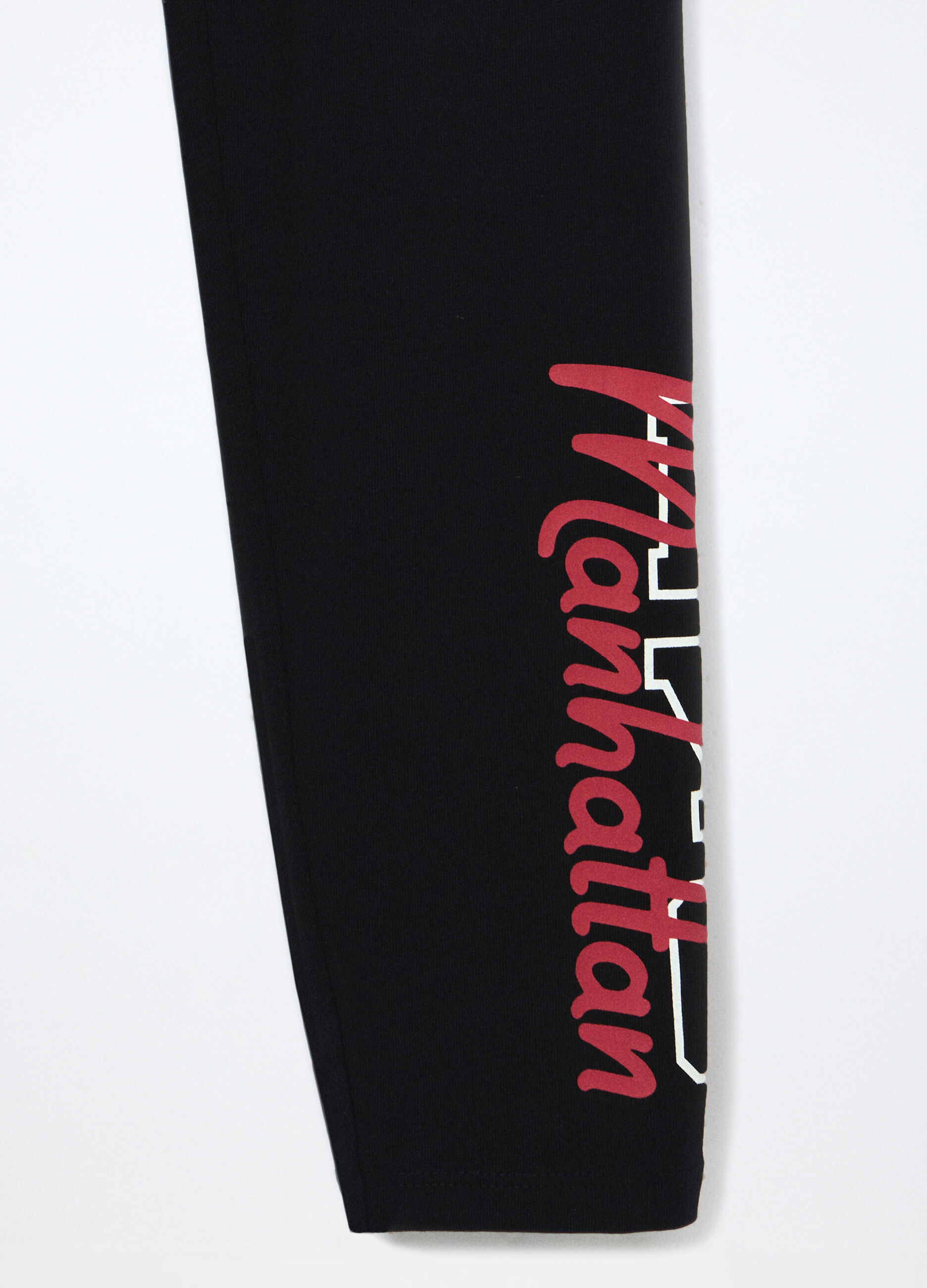 Leggings in jersey di cotone stretch ragazza_2