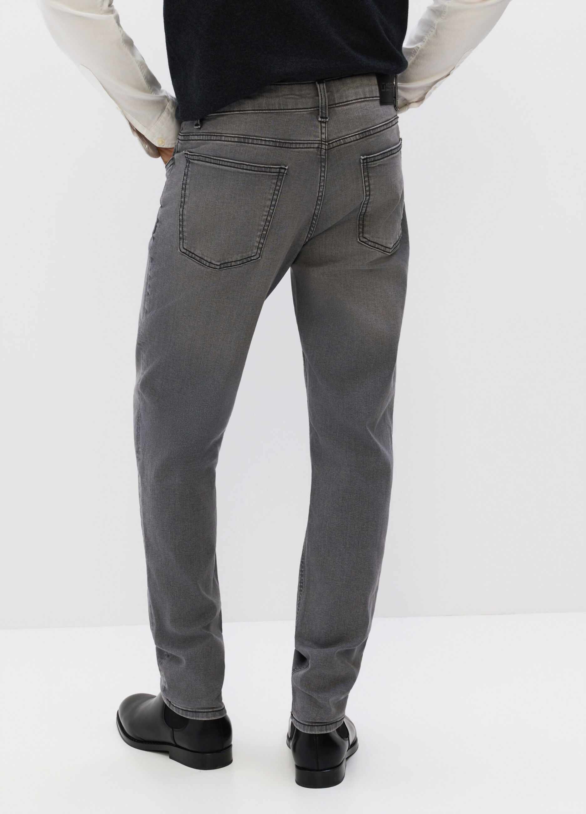 Jeans slim fit in denim stretch uomo