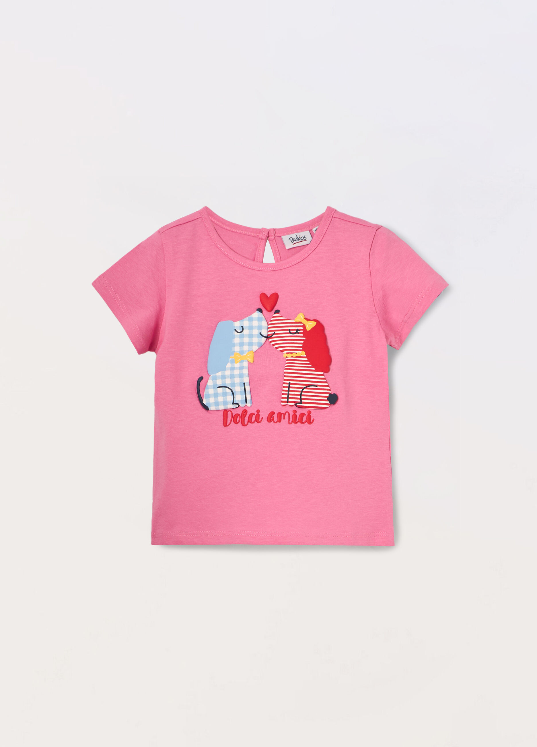 T-shirt in jersey di puro cotone neonata_0