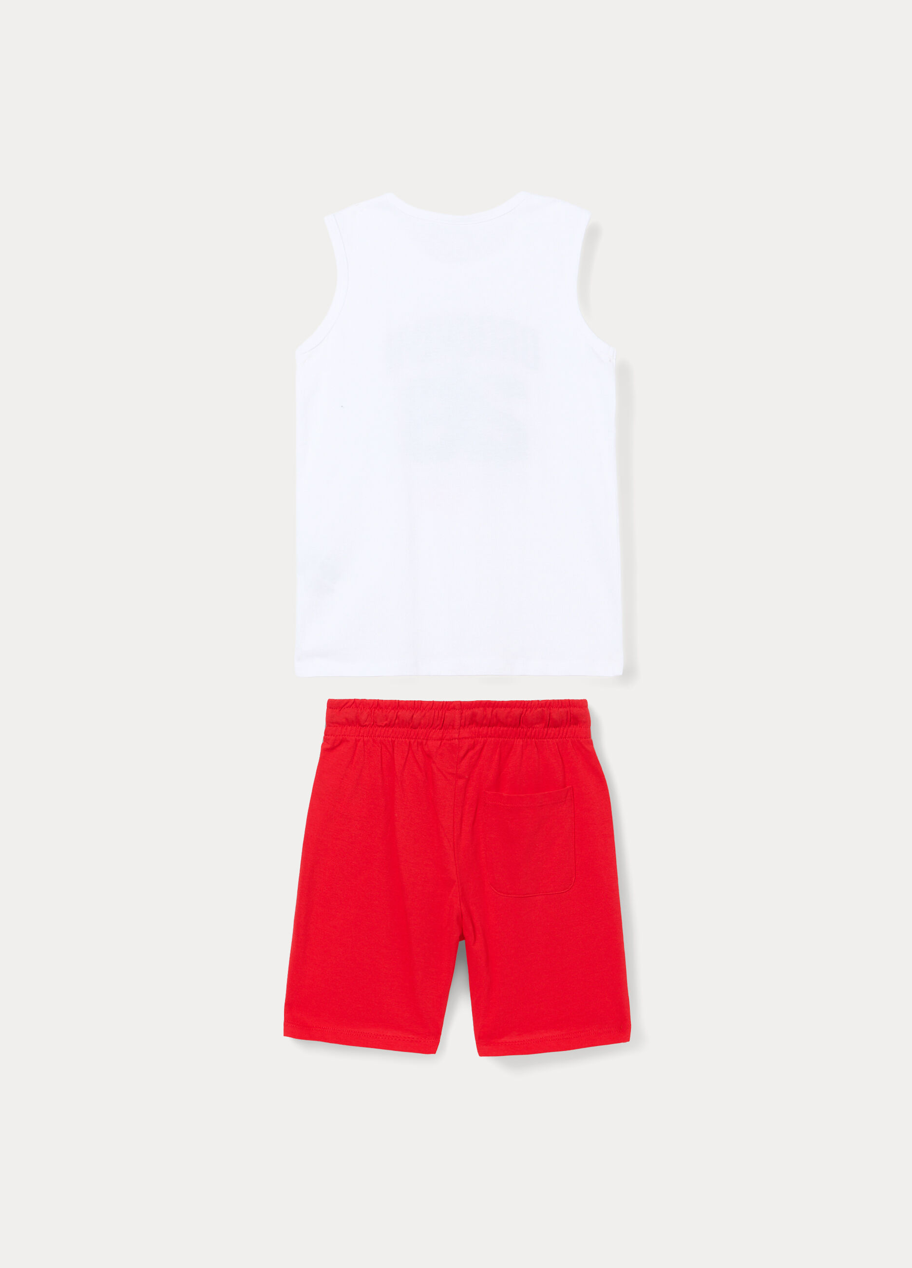 Jogging set in jersey di puro cotone bambino_1