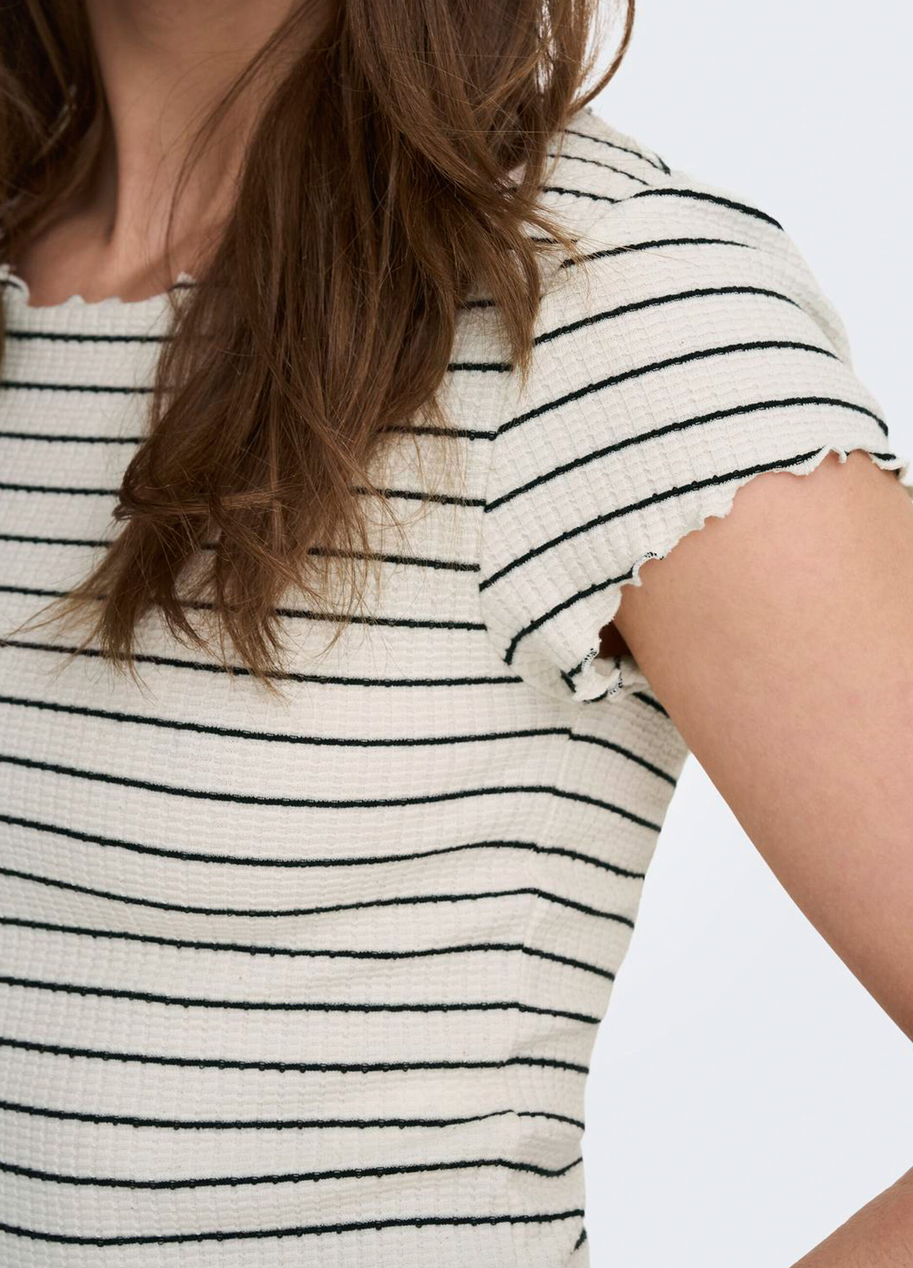 T-shirt a righe donna_4