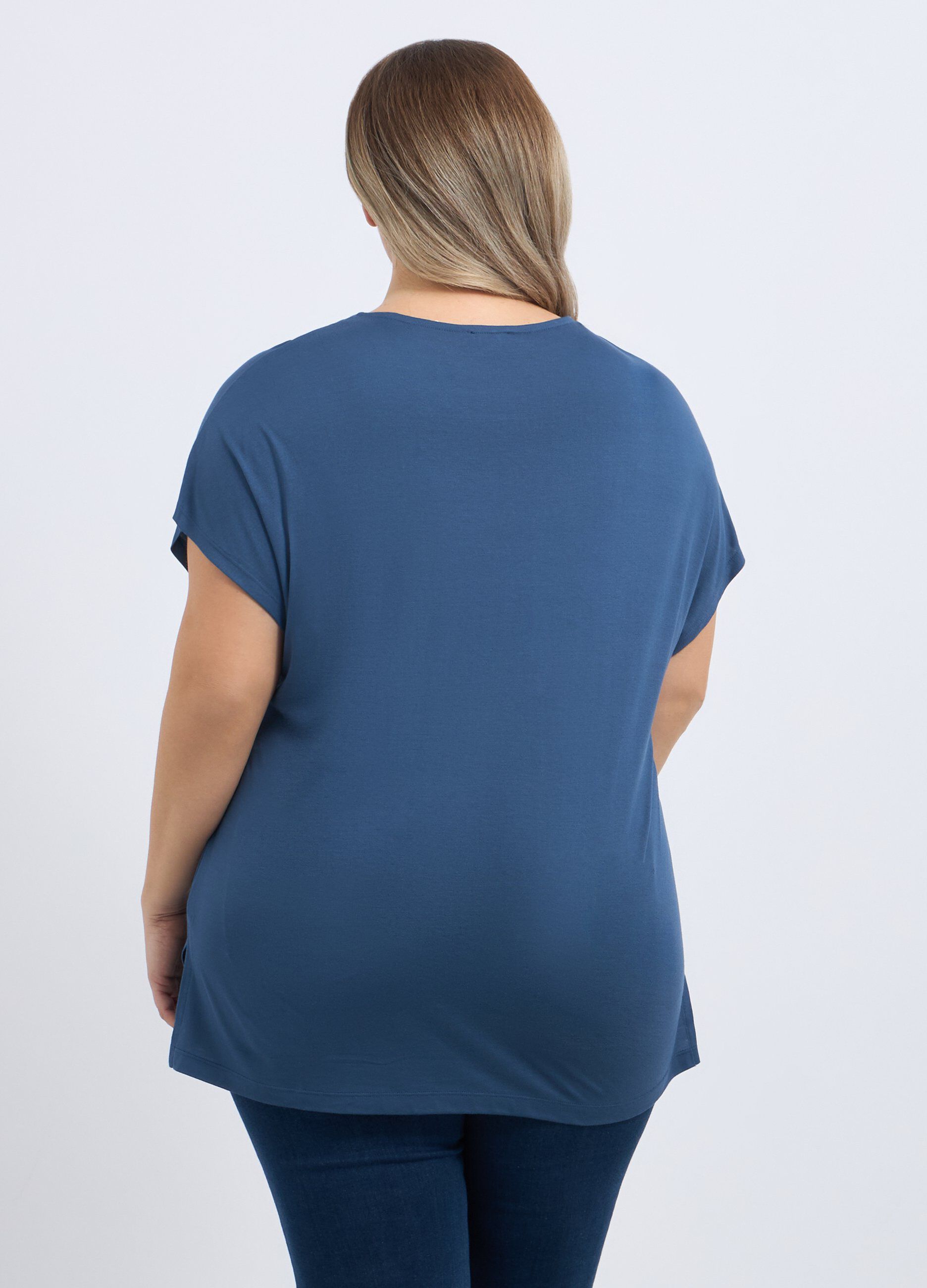 T-shirt in pura viscosa donna curvy_1