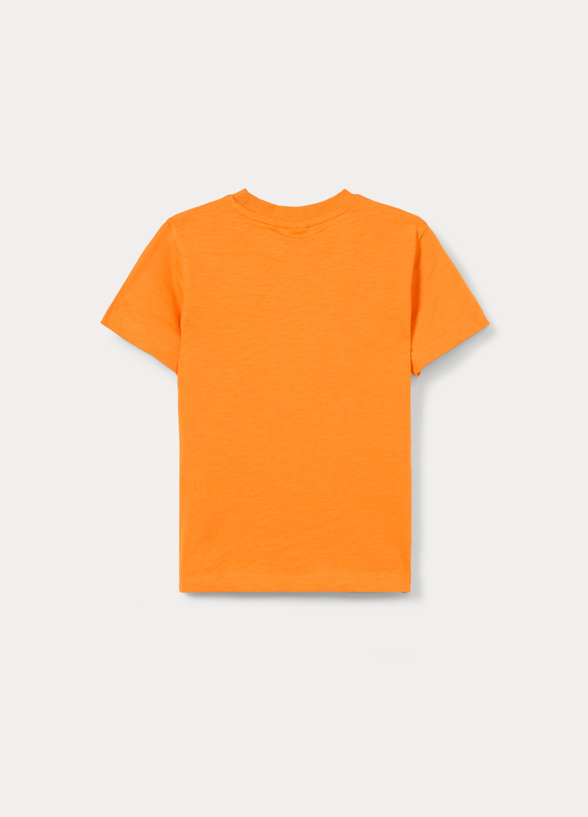 T-shirt in jersey slub di puro cotone bambino_1