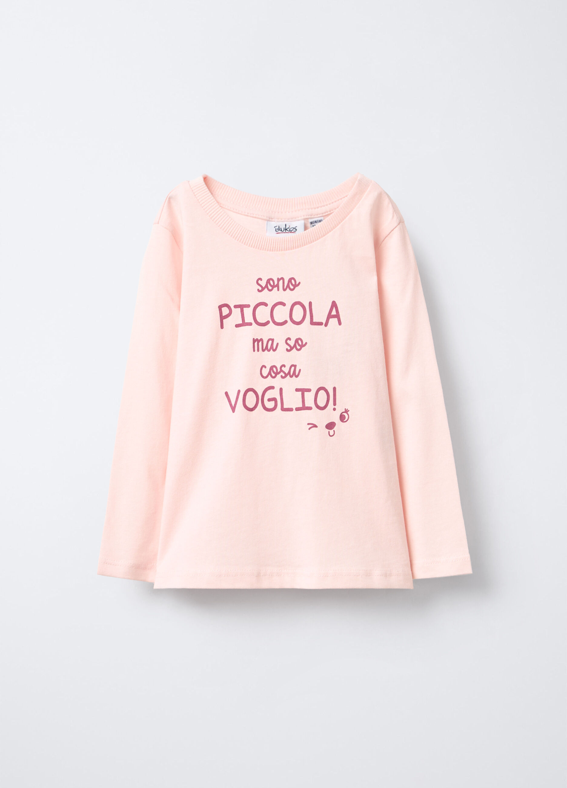 T-shirt Fit Slim in jersey di puro cotone bimba_0