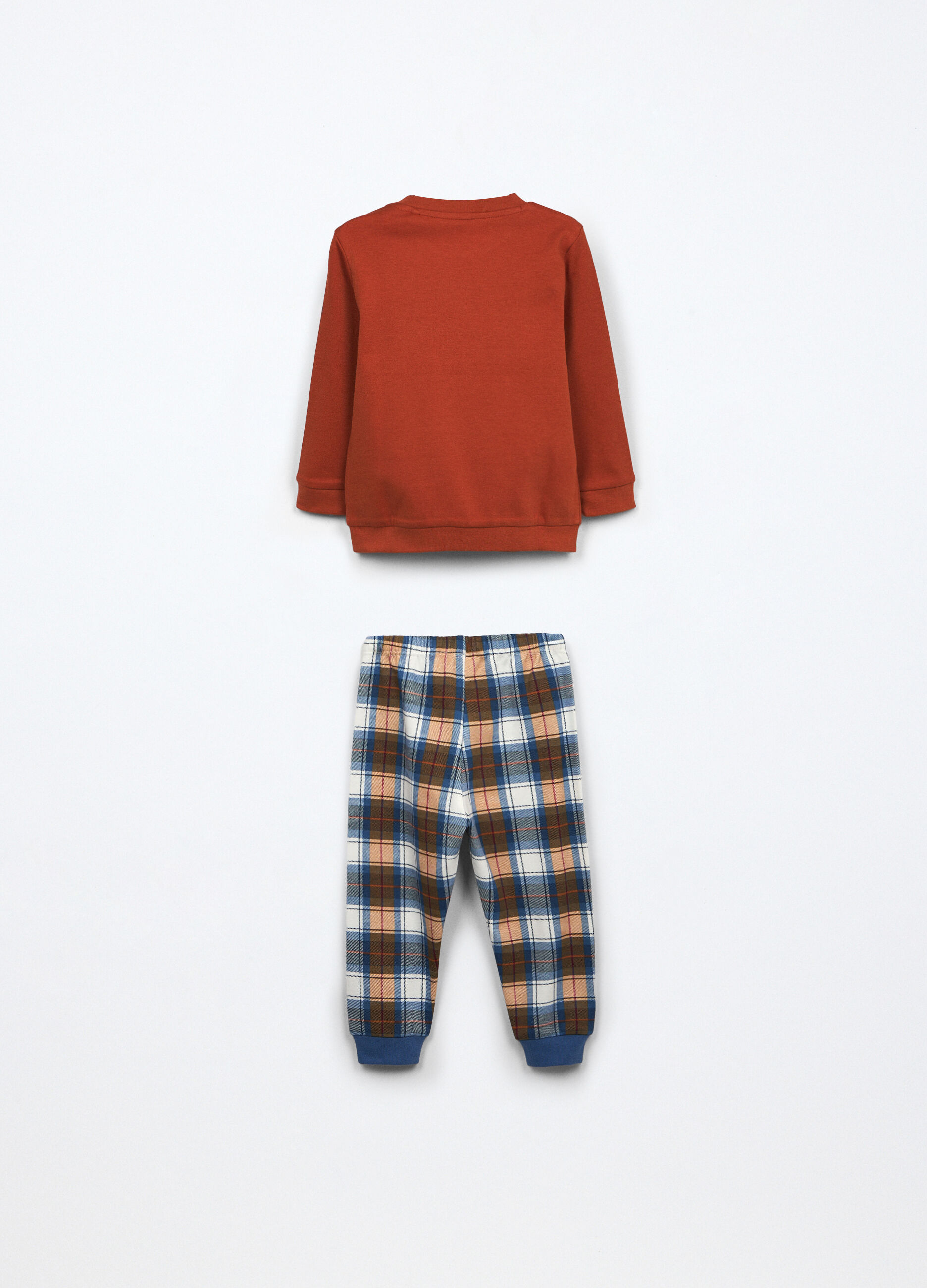 Set pigiama in interlock di puro cotone neonato_1