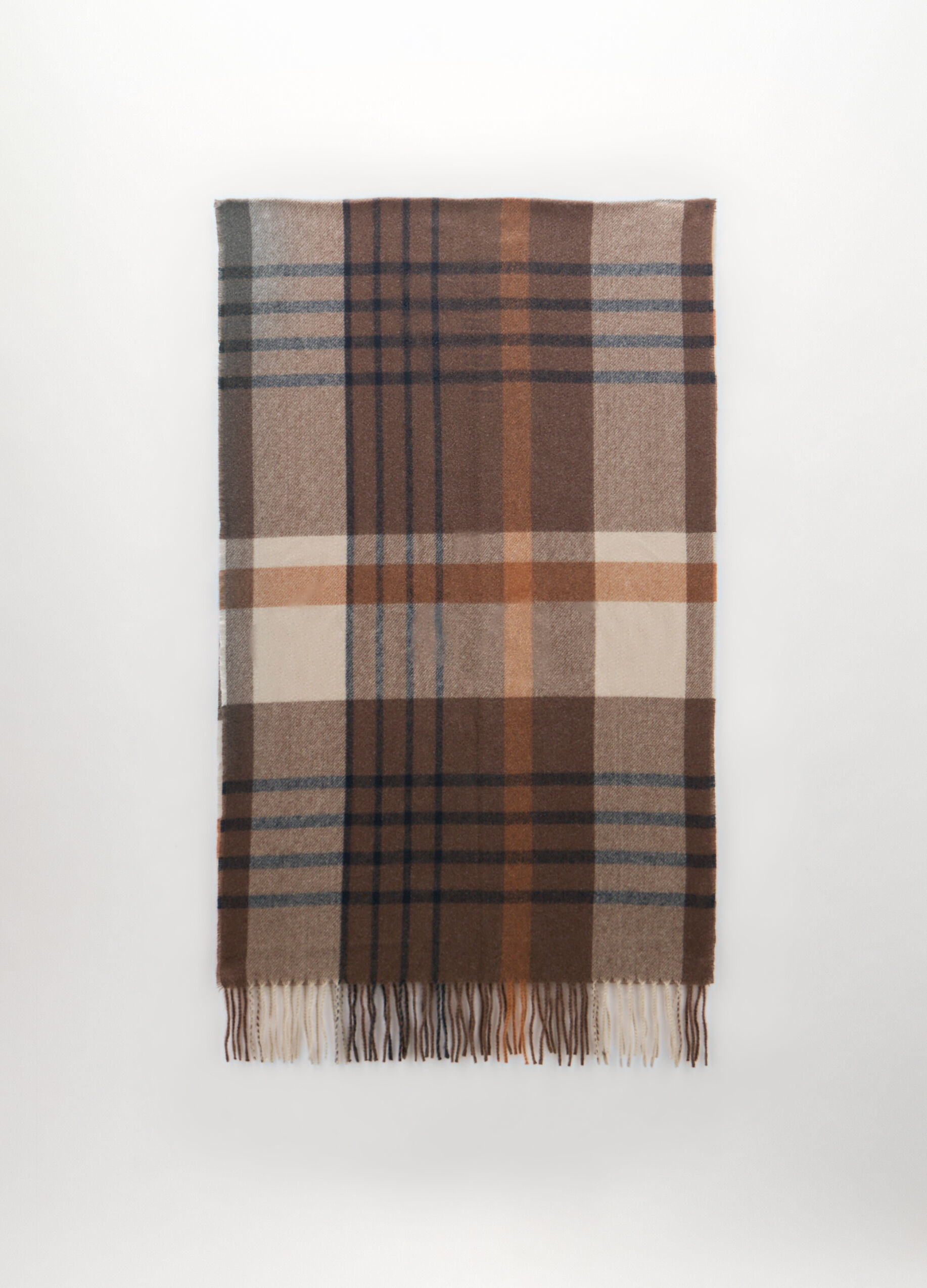 Sciarpa misto viscosa a quadri donna_0