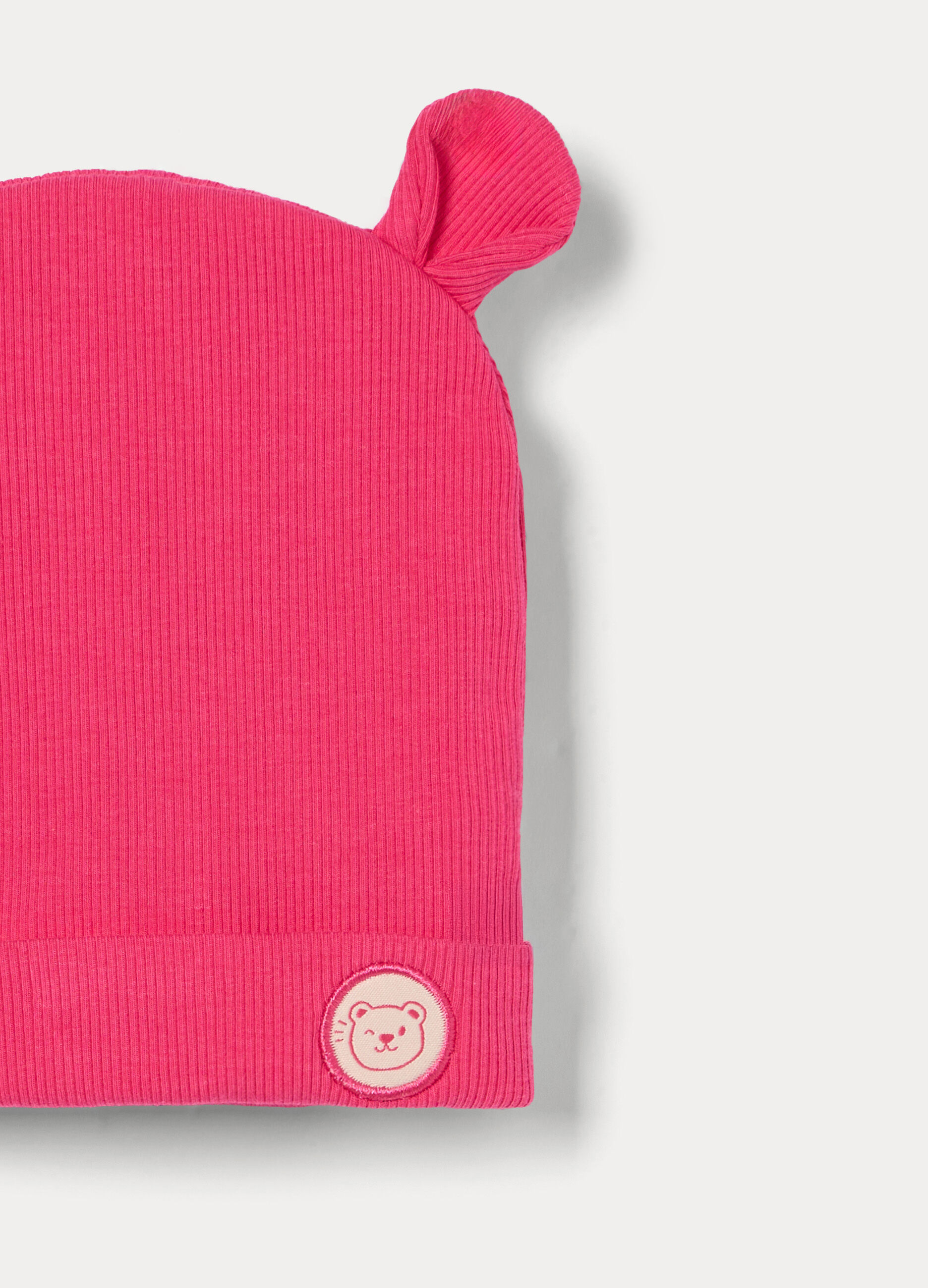 Berretto in french terry di viscosa stretch neonata_2