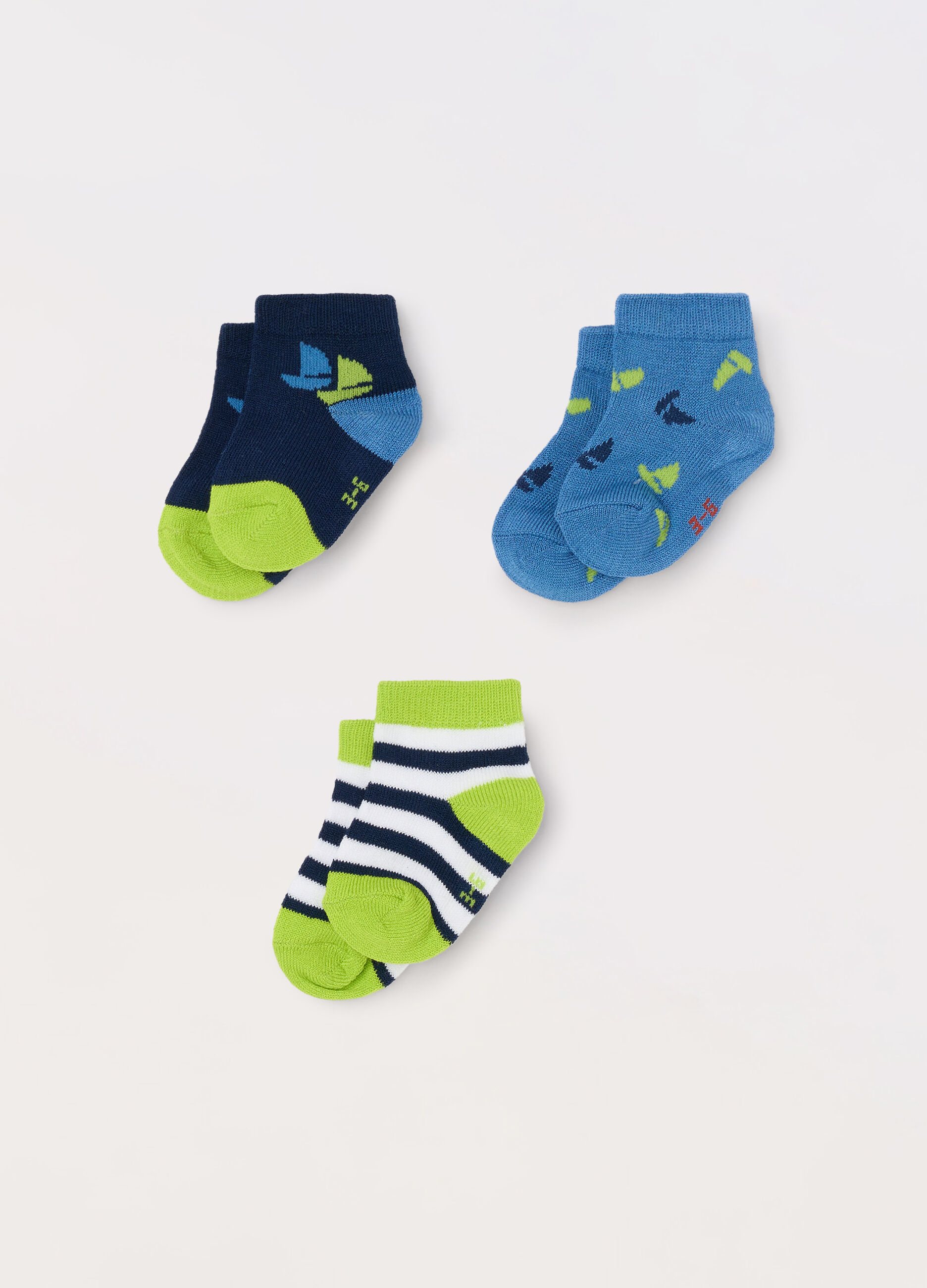Pack 3 calze corte misto cotone neonato_0