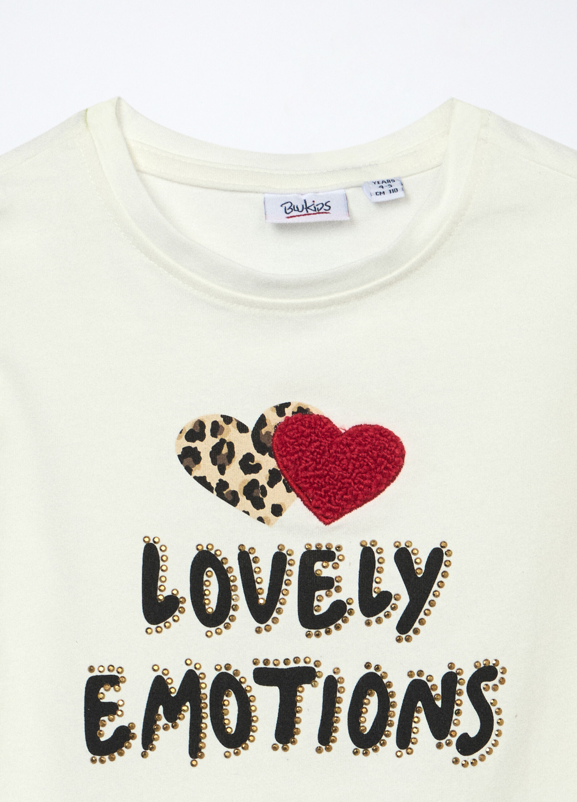 T-shirt in jersey di cotone stretch bambina_2