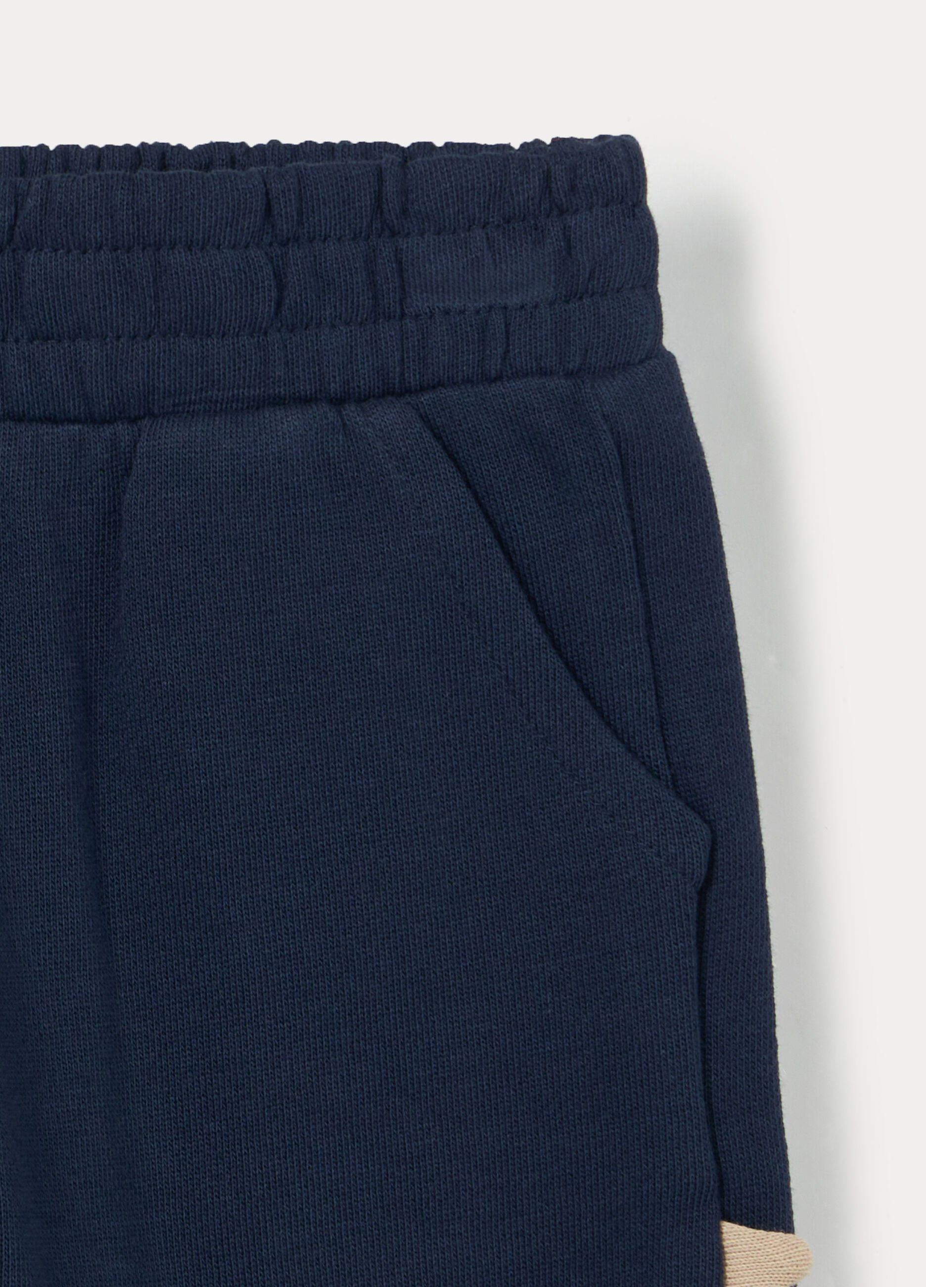 Jogging set in french terry di puro cotone bimbo_3