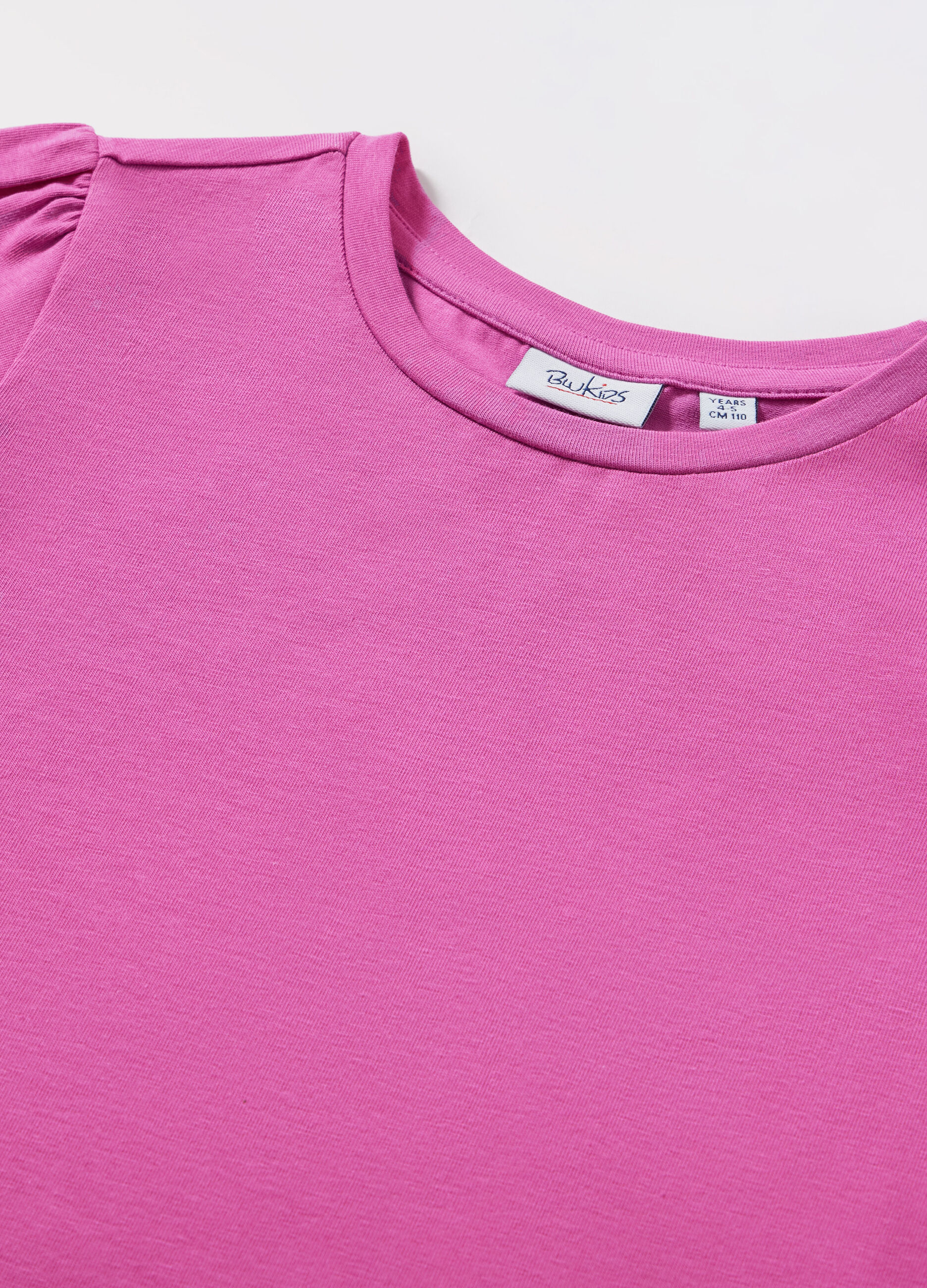 T-shirt in cotone stretch bambina_1
