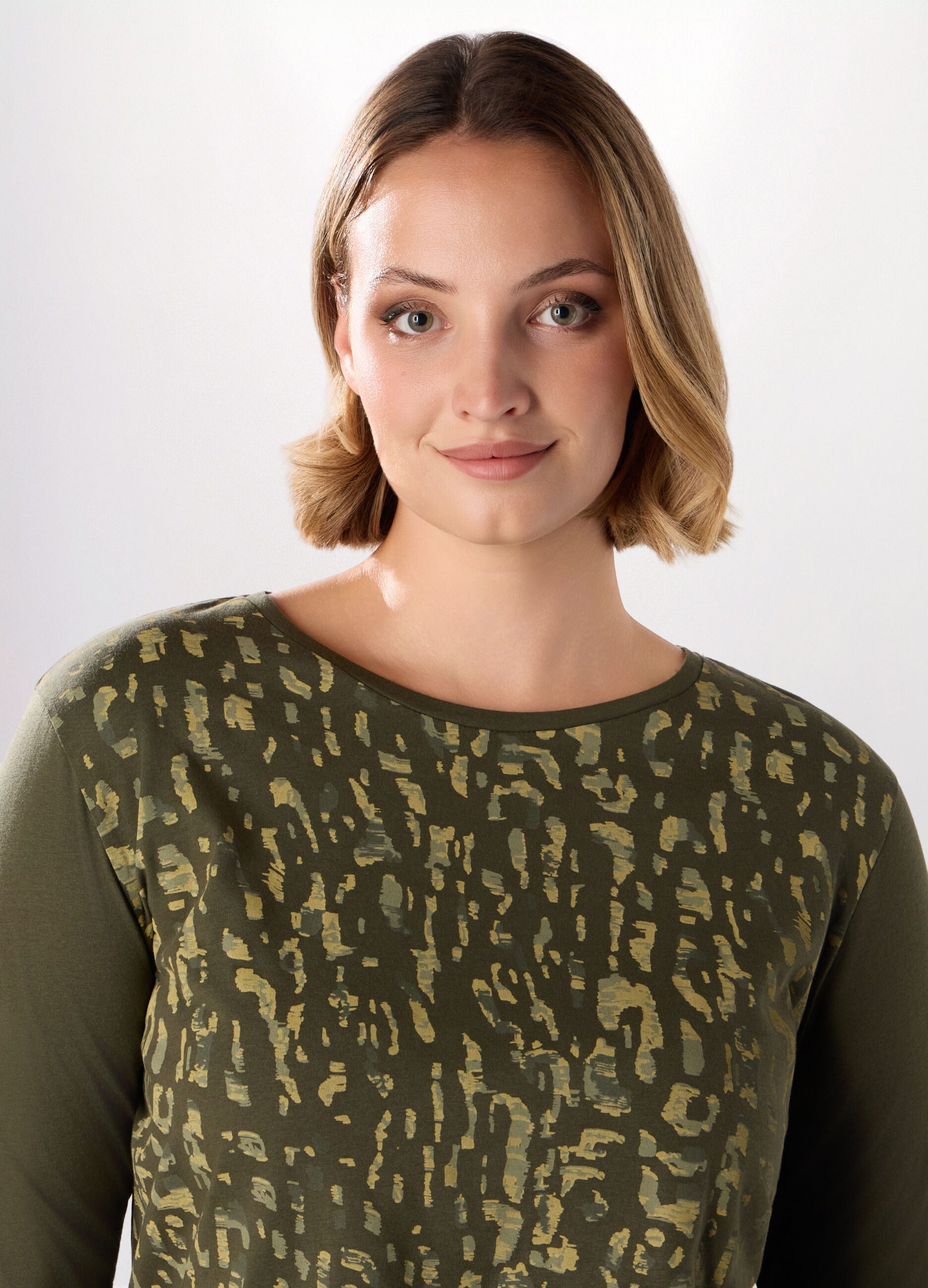 T-shirt in jersey di puro cotone donna curvy_2