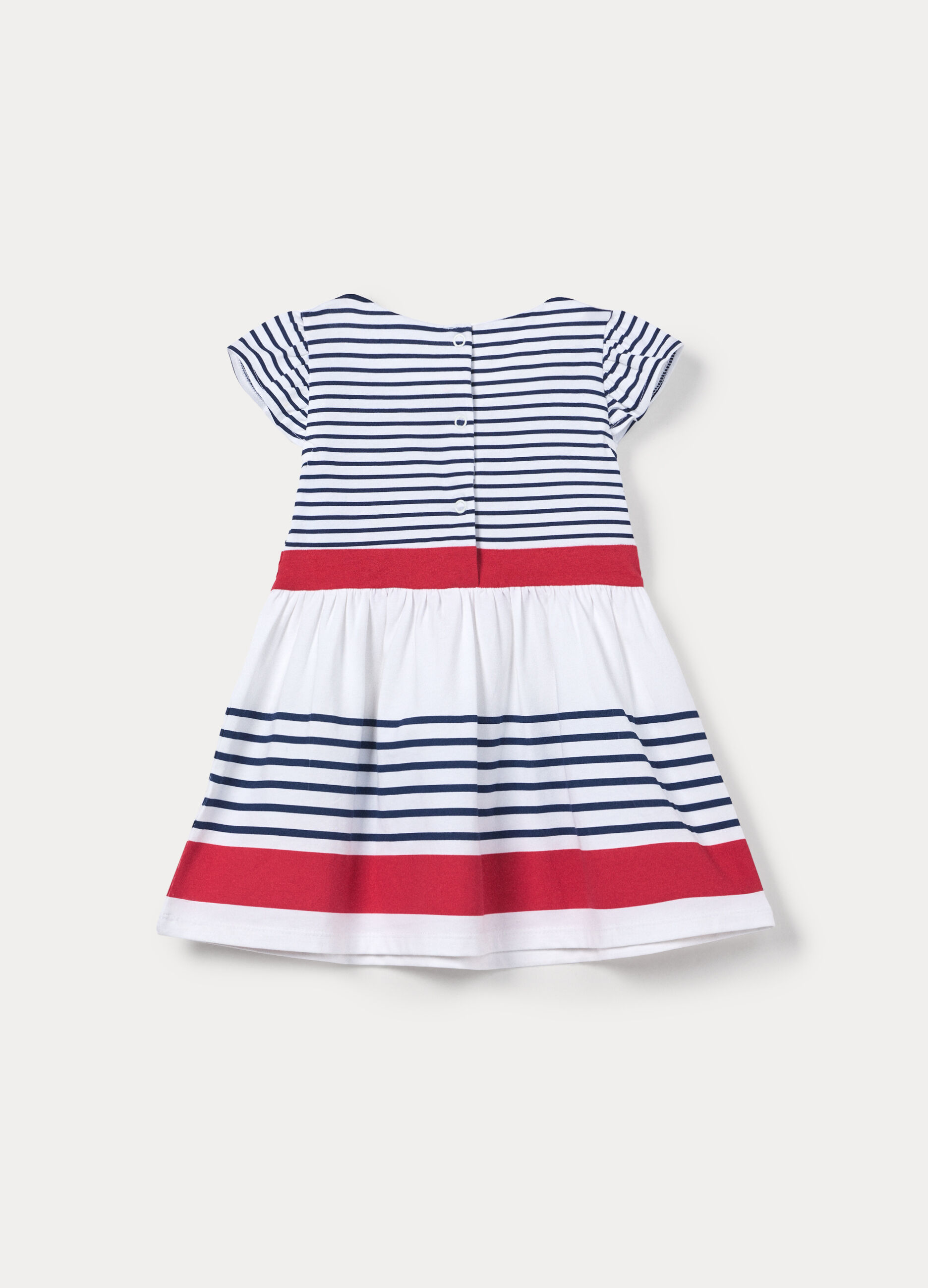 Vestito in jersey di cotone stretch bimba_1