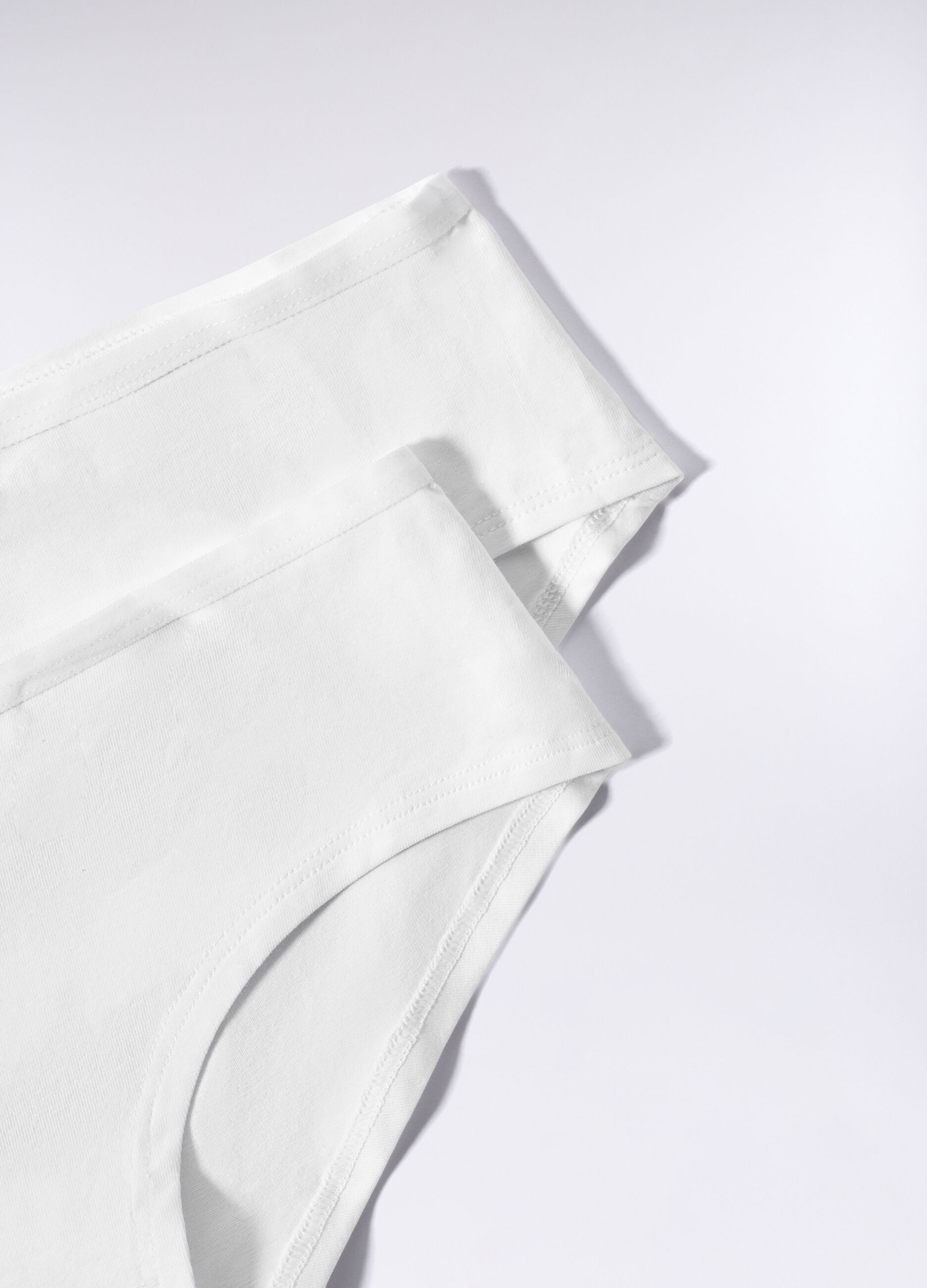 Pack 2 slip a vita alta in jersey di cotone stretch donna_1