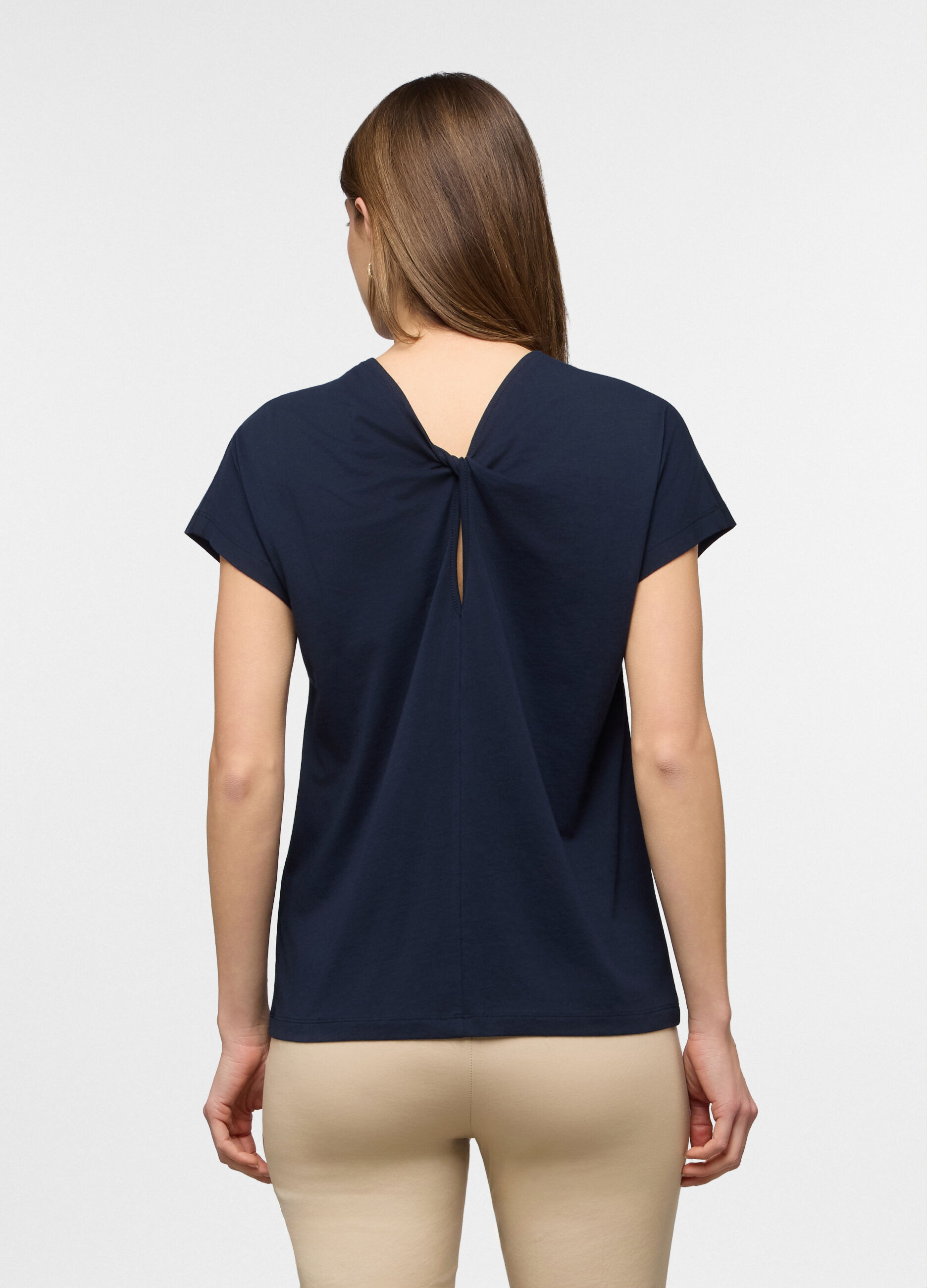 T-shirt girocollo donna_1