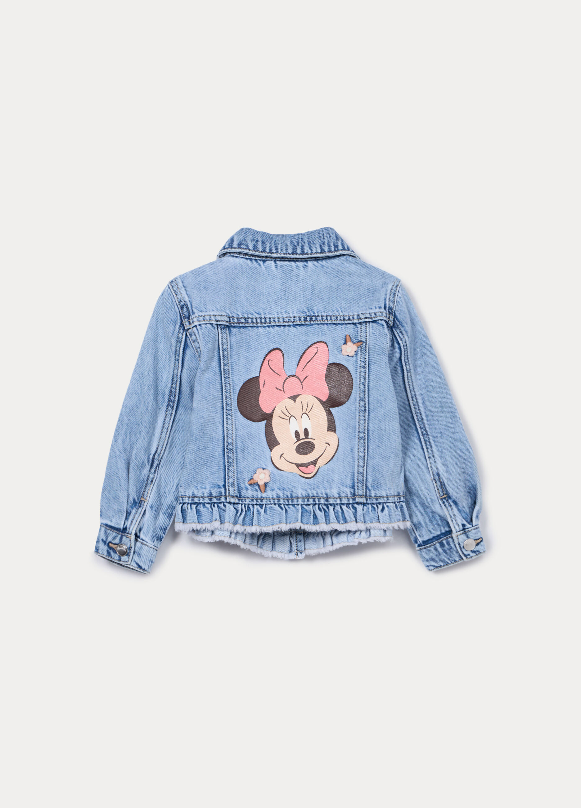 Giacca in denim di puro cotone bimba_1