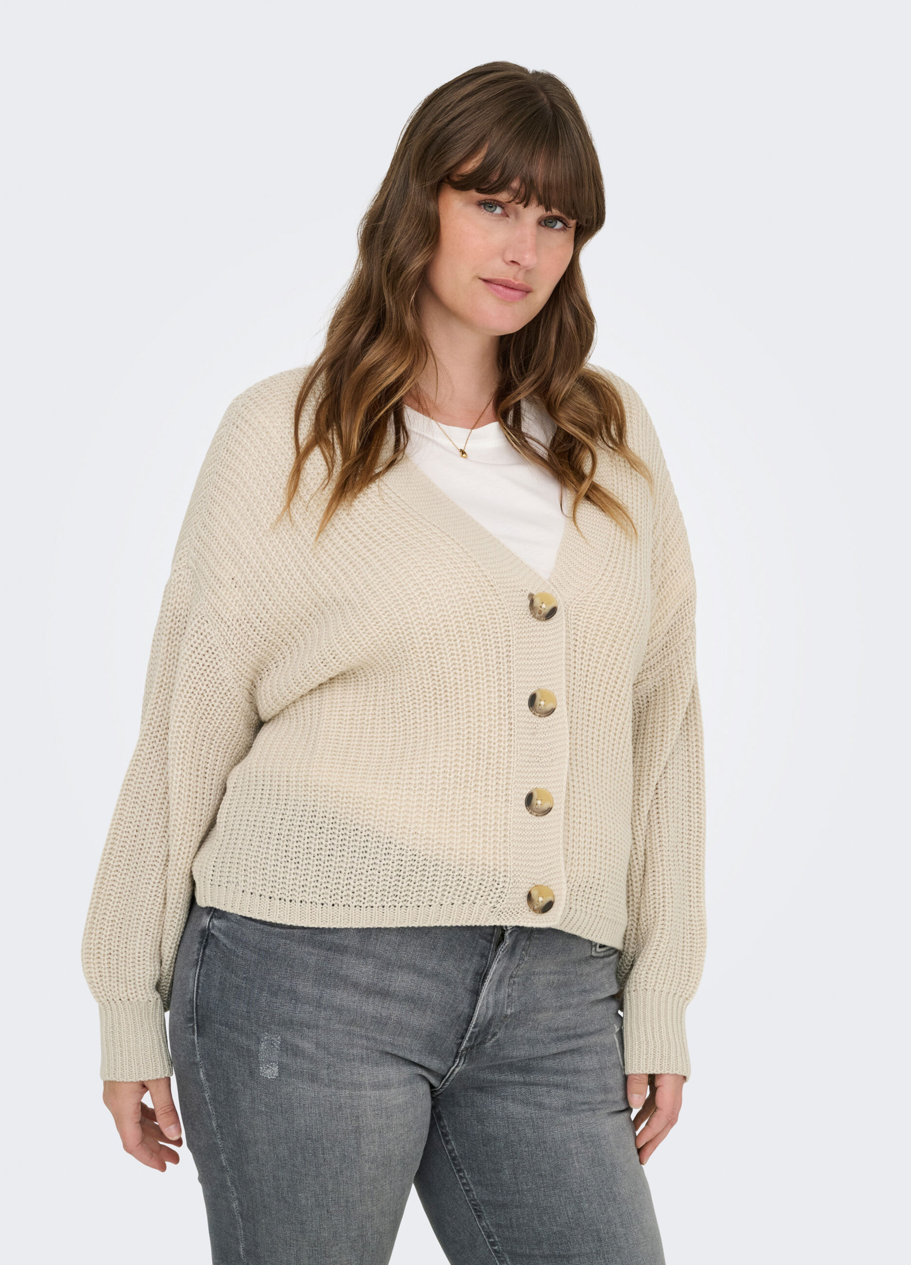 Cardigan con scollo a V_3