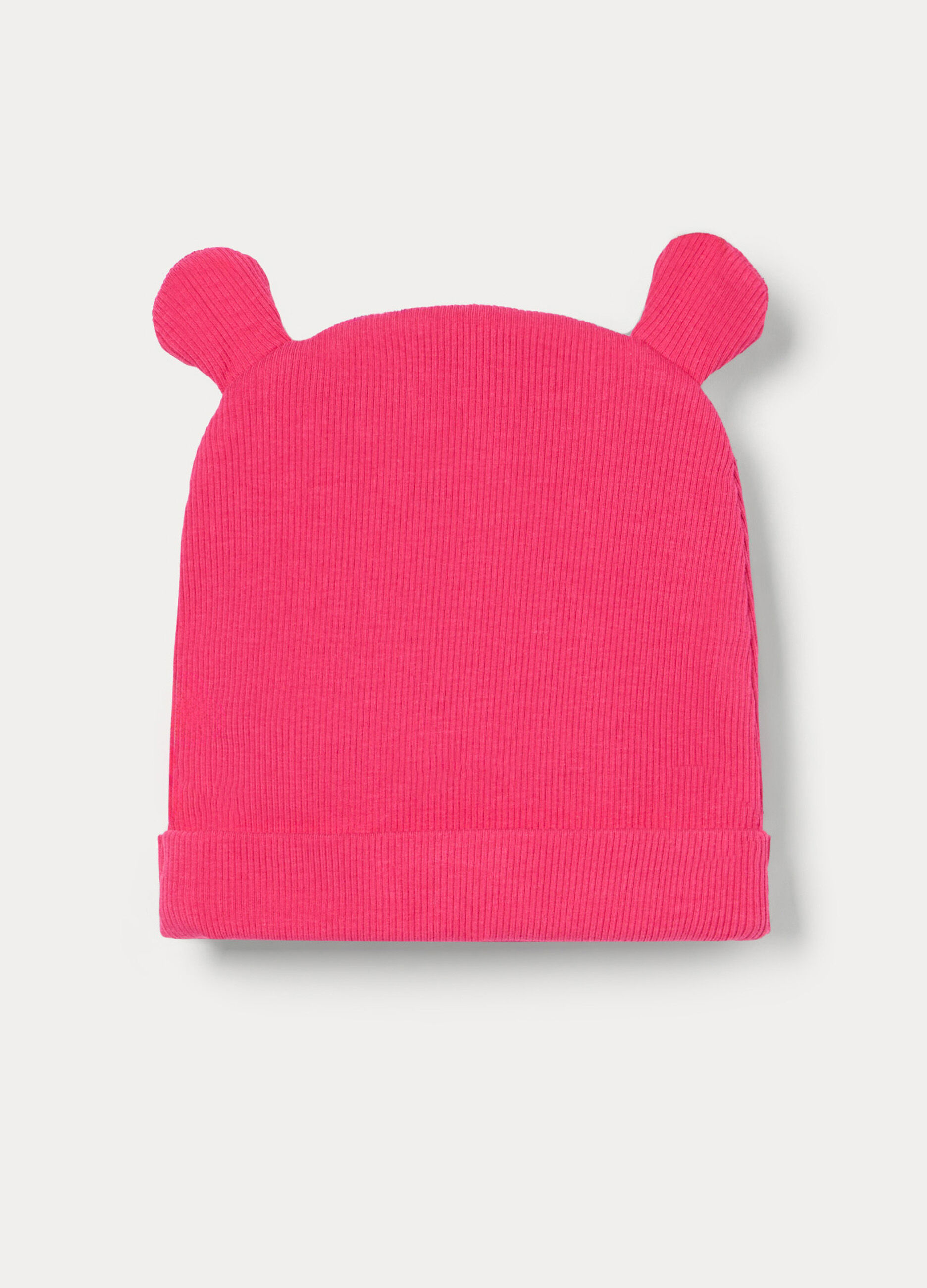 Berretto in french terry di viscosa stretch neonata_1