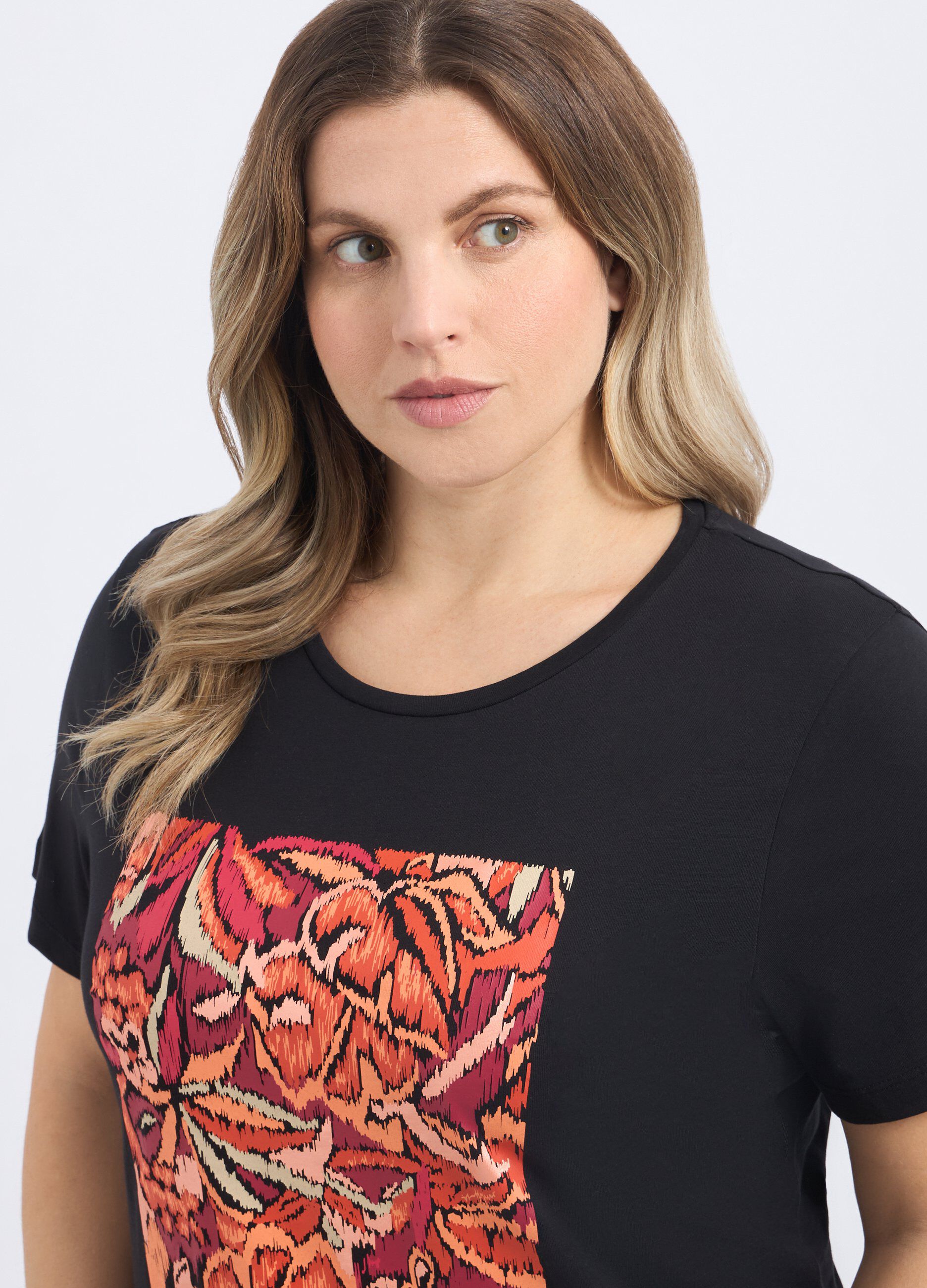 T-shirt in puro cotone donna curvy_2