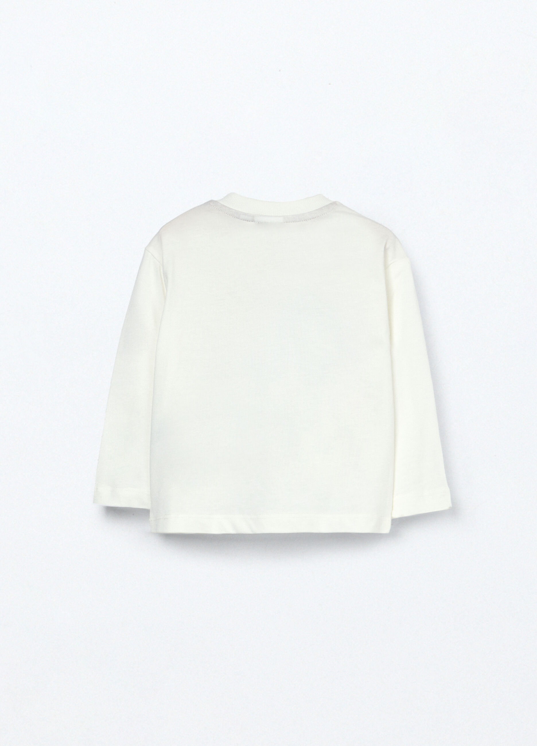 T-shirt in jersey di puro cotone neonato_1