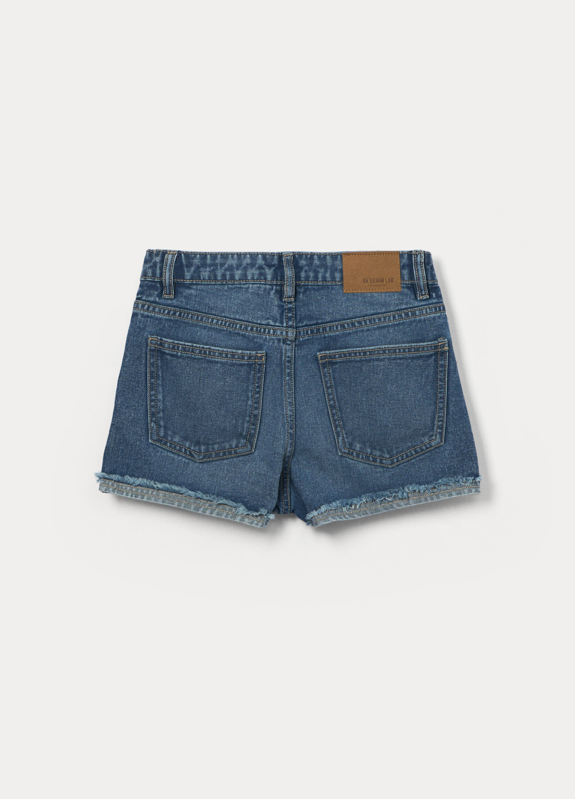 Shorts regular fit in denim ragazza_1