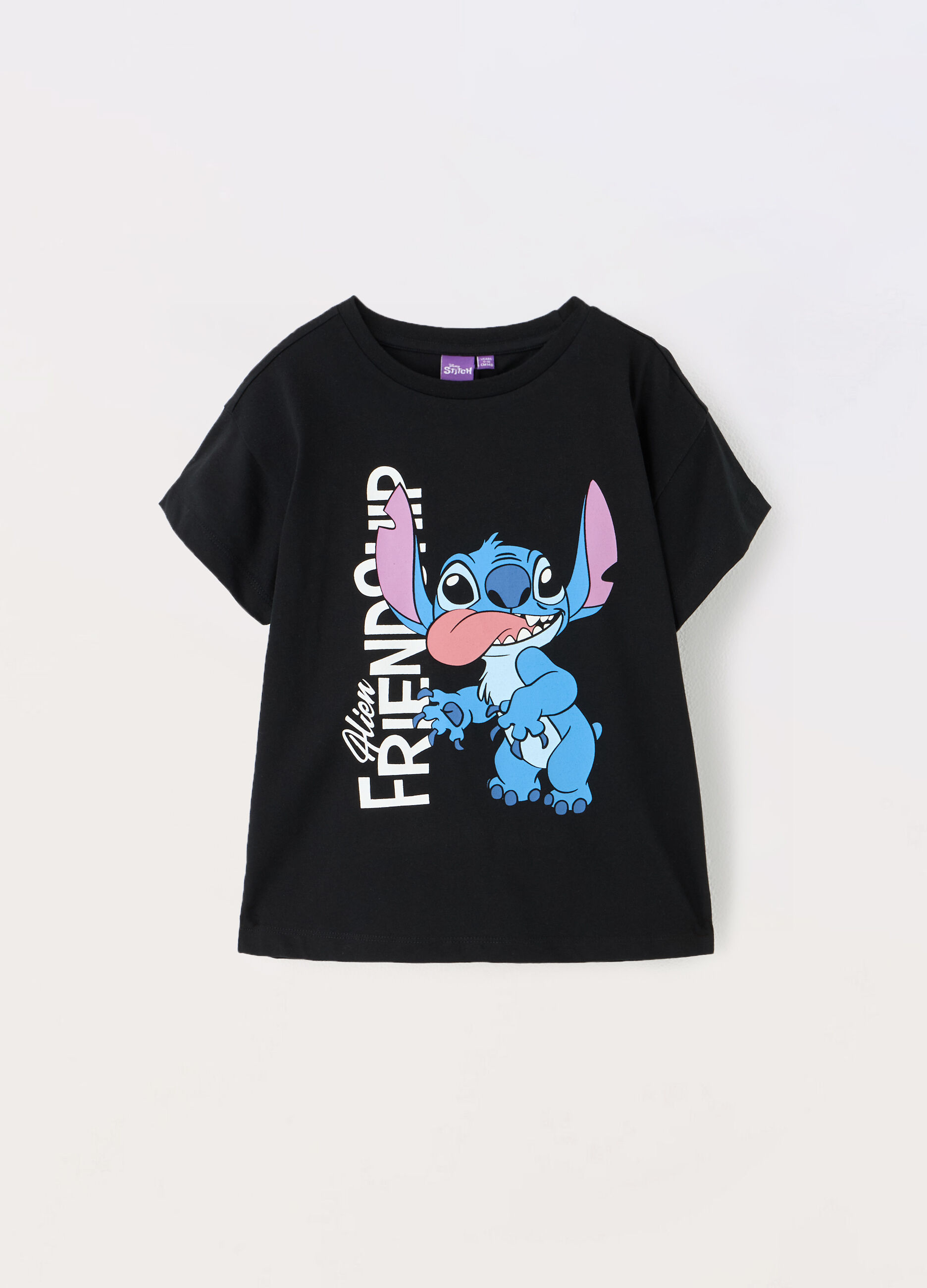 T-shirt in jersey di puro cotone ragazza_0