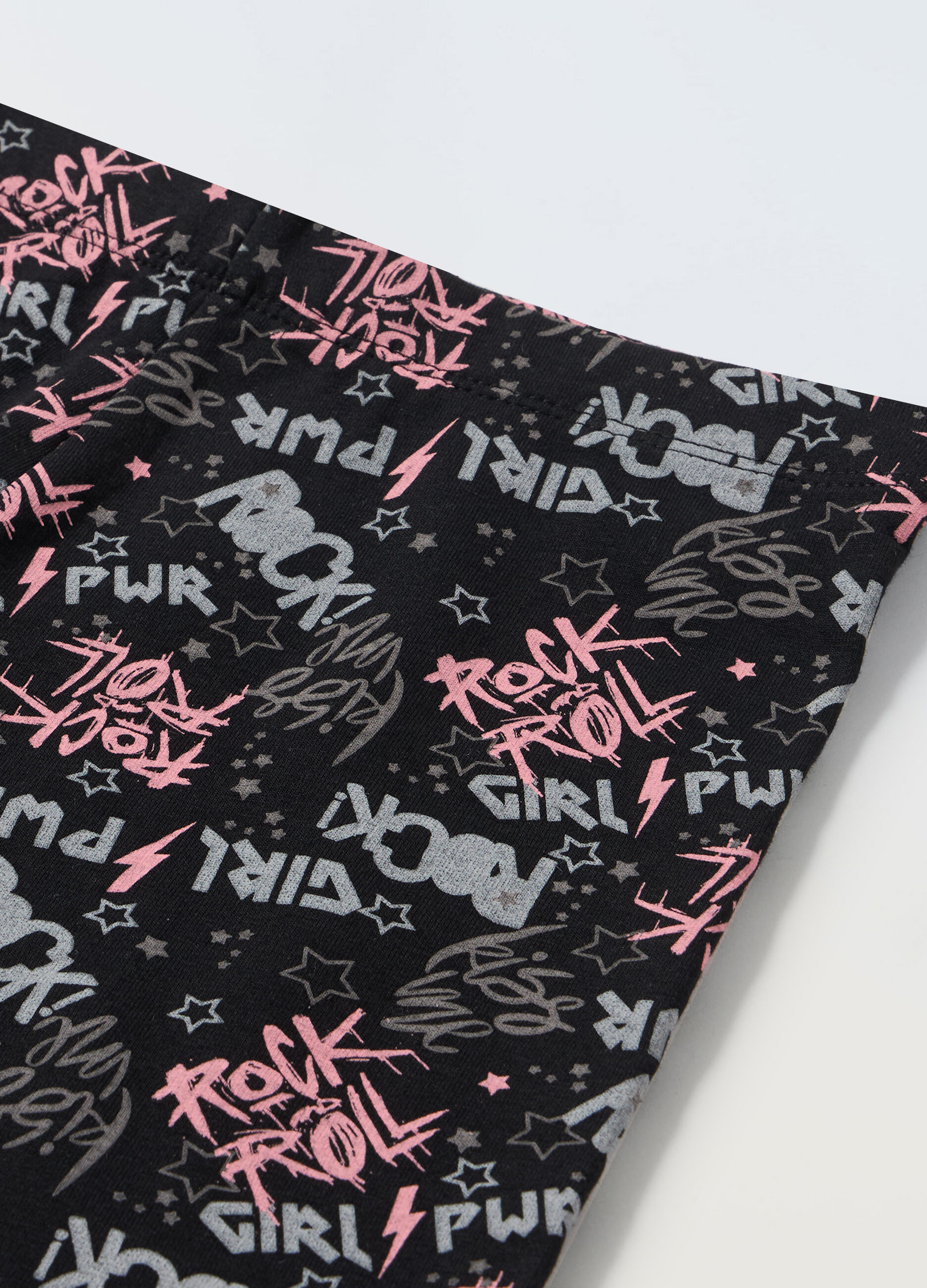 Leggings in french terry di cotone stretch ragazza_1