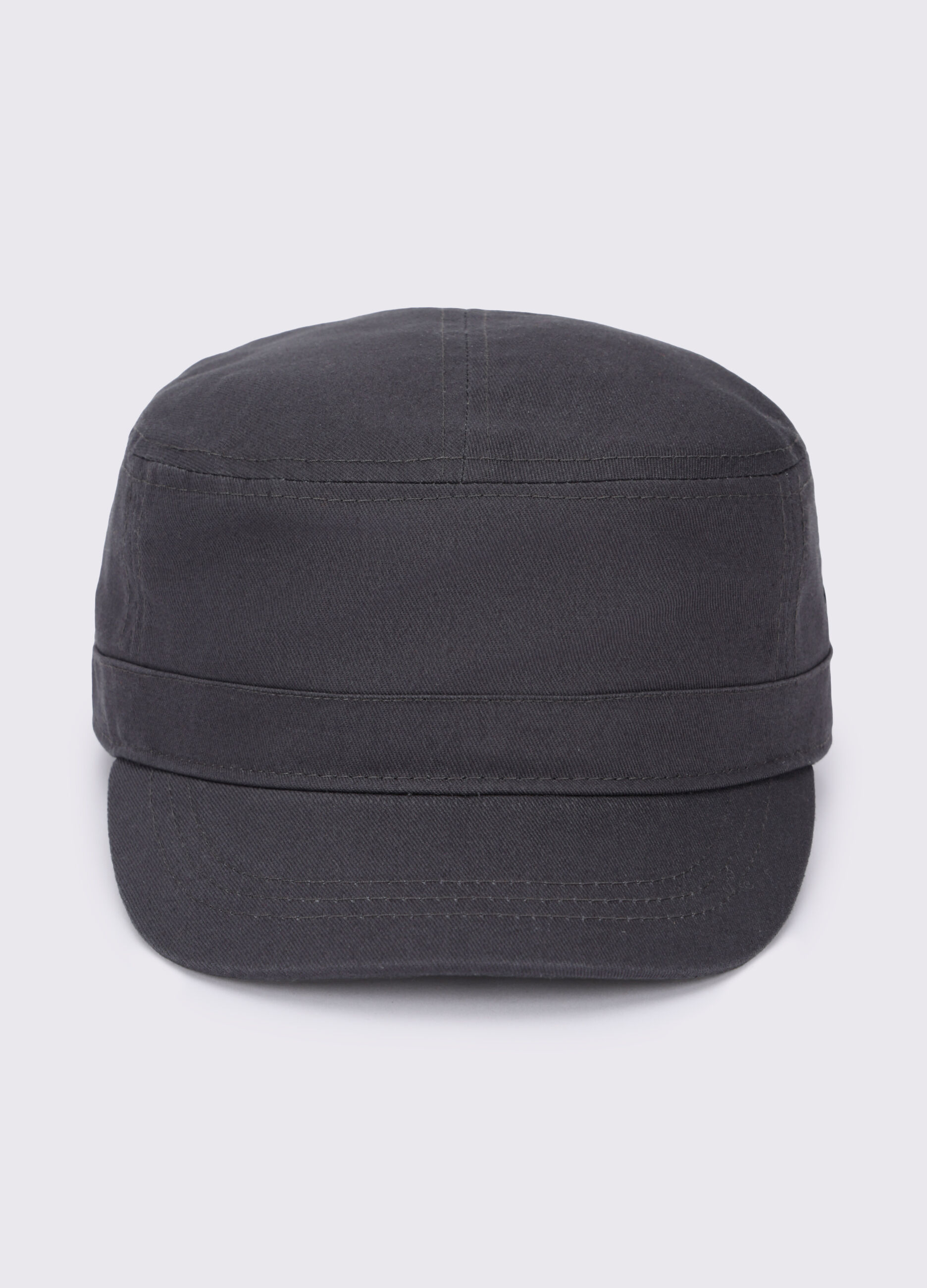 Cappello piatto con visiera in cotone uomo_0
