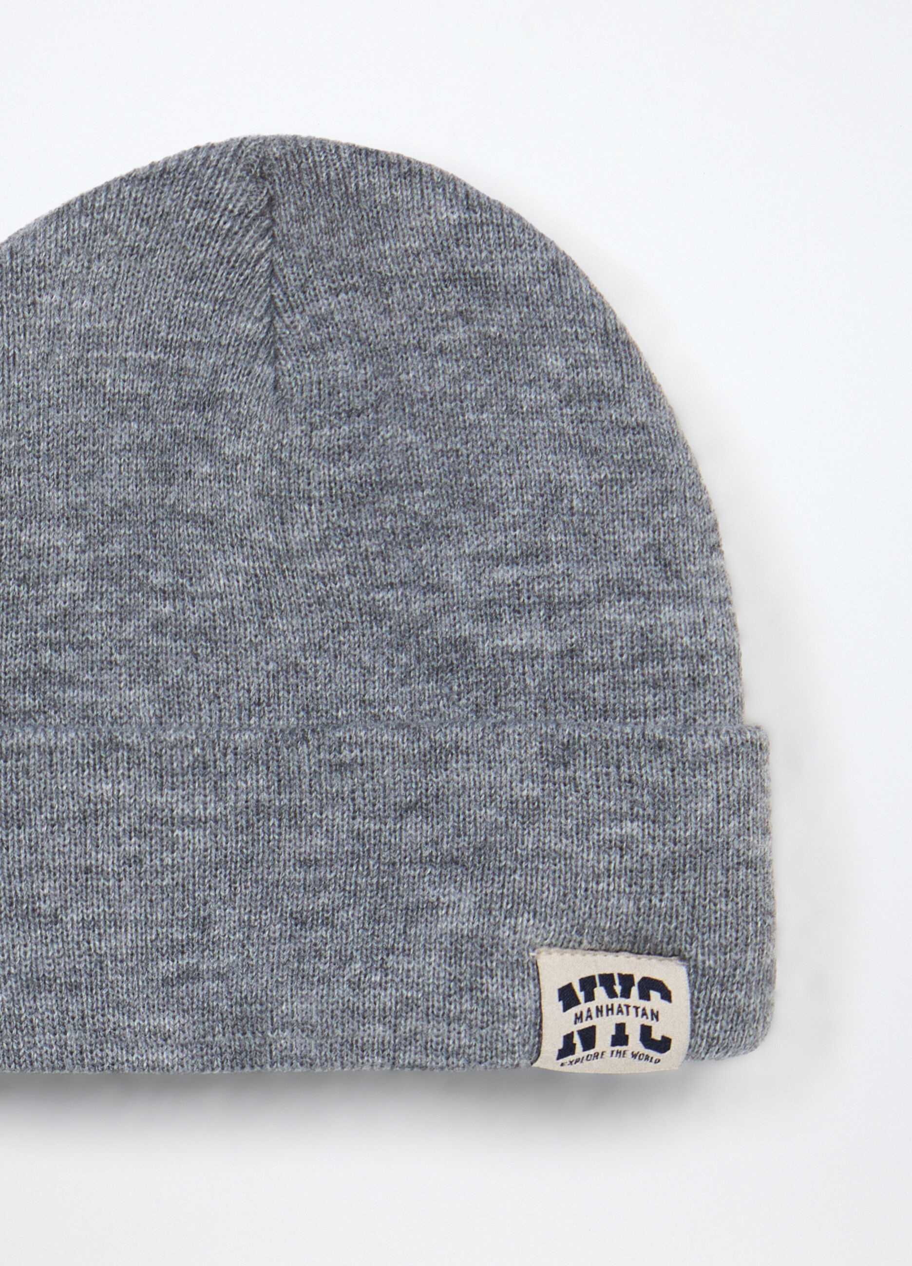 Berretto tricot con patch_2