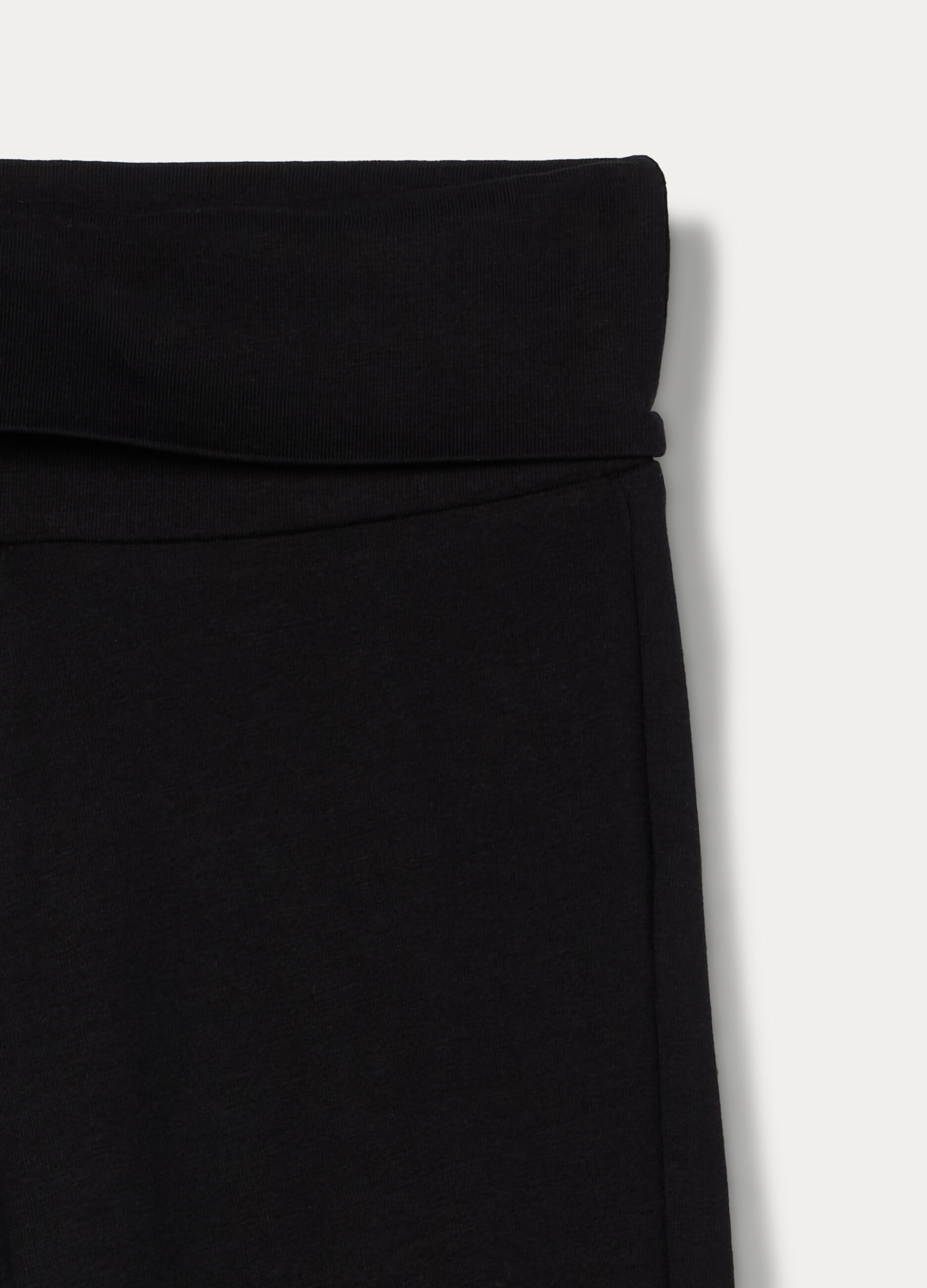 Leggings flare fit in jersey di cotone stretch ragazza_2