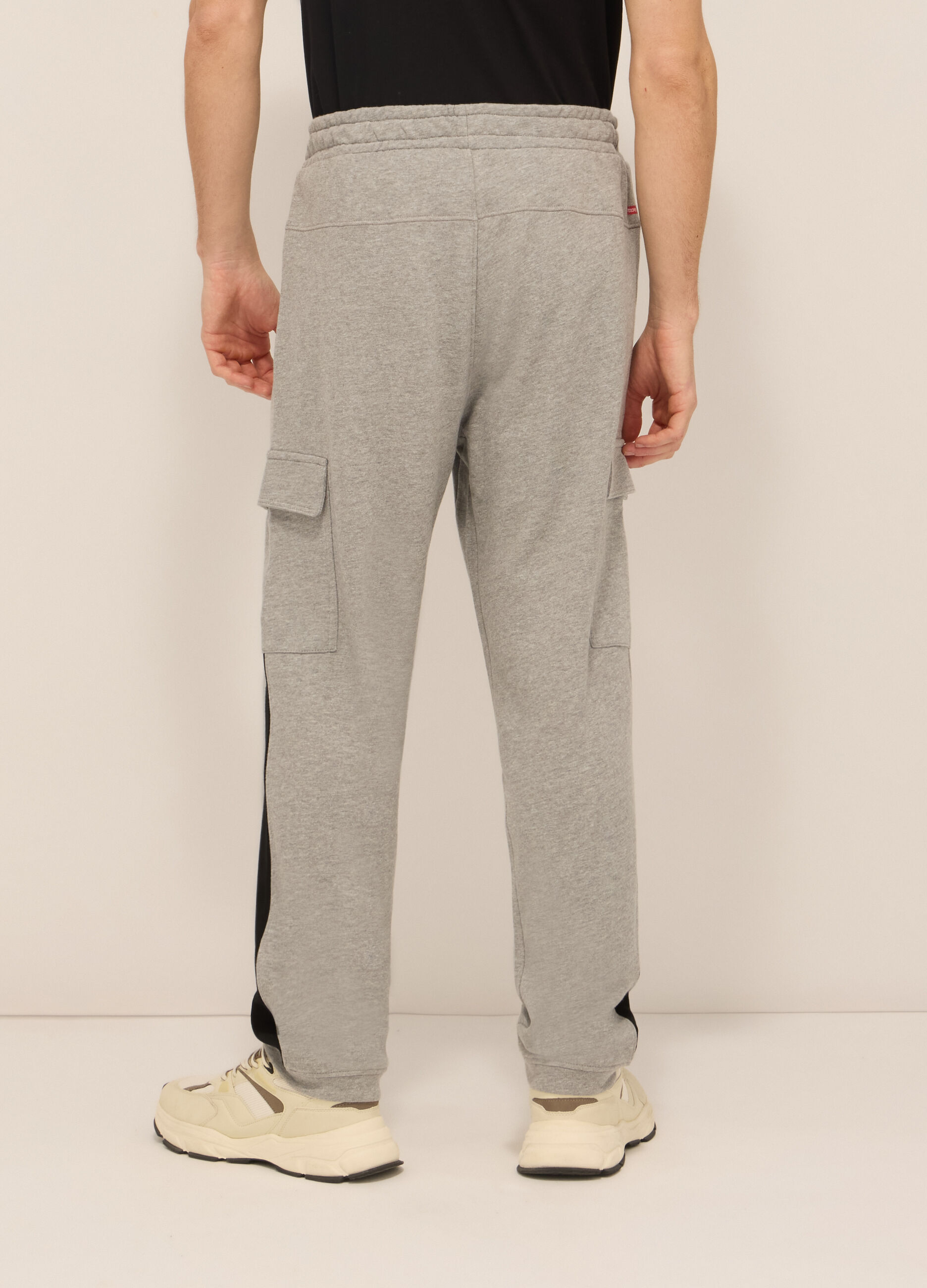 Jogger sportivi in misto cotone uomo_1